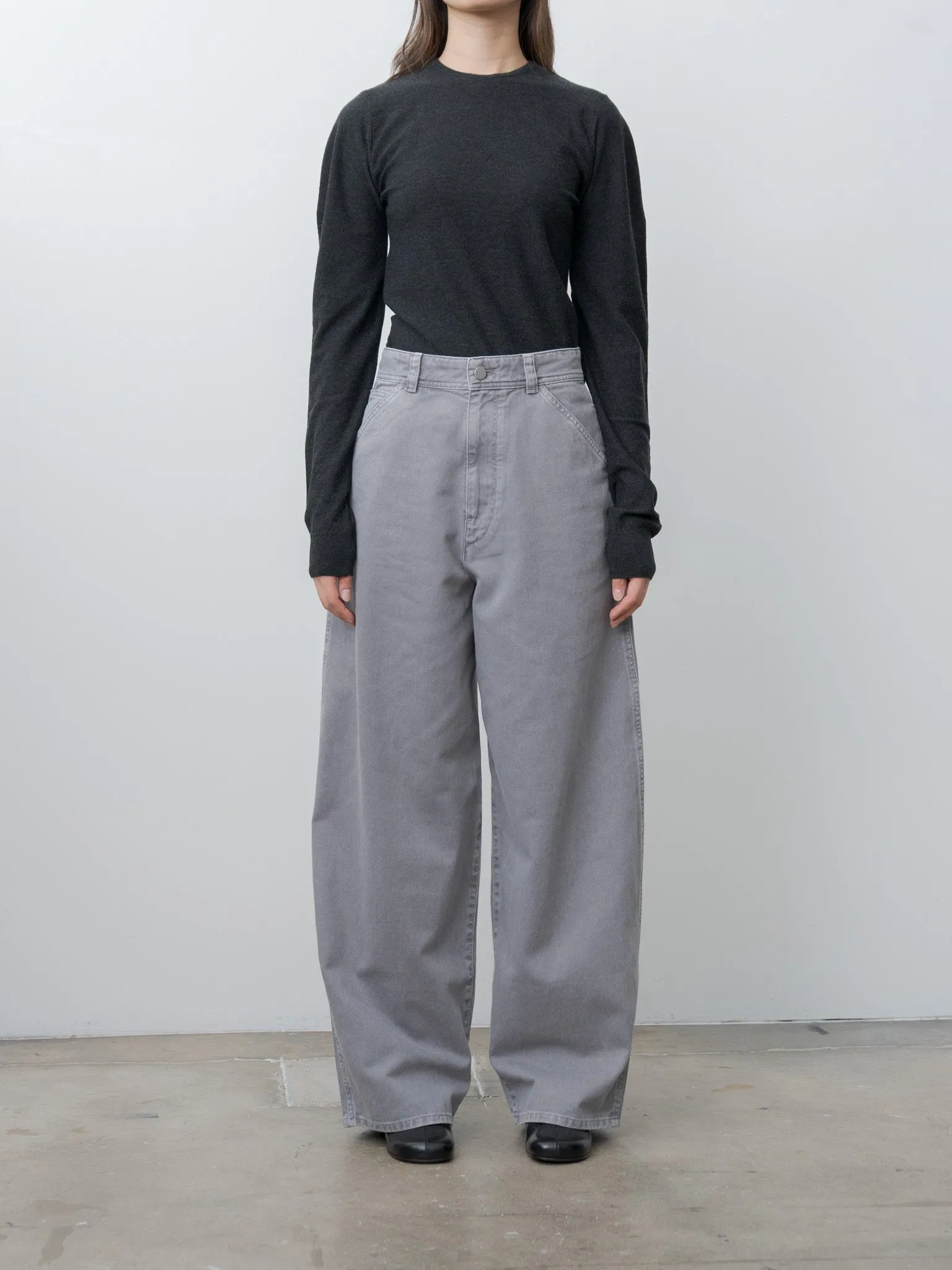 Crew Neck Sweater - Anthracite Melange sold by Namu Shop product image thumbnail 2