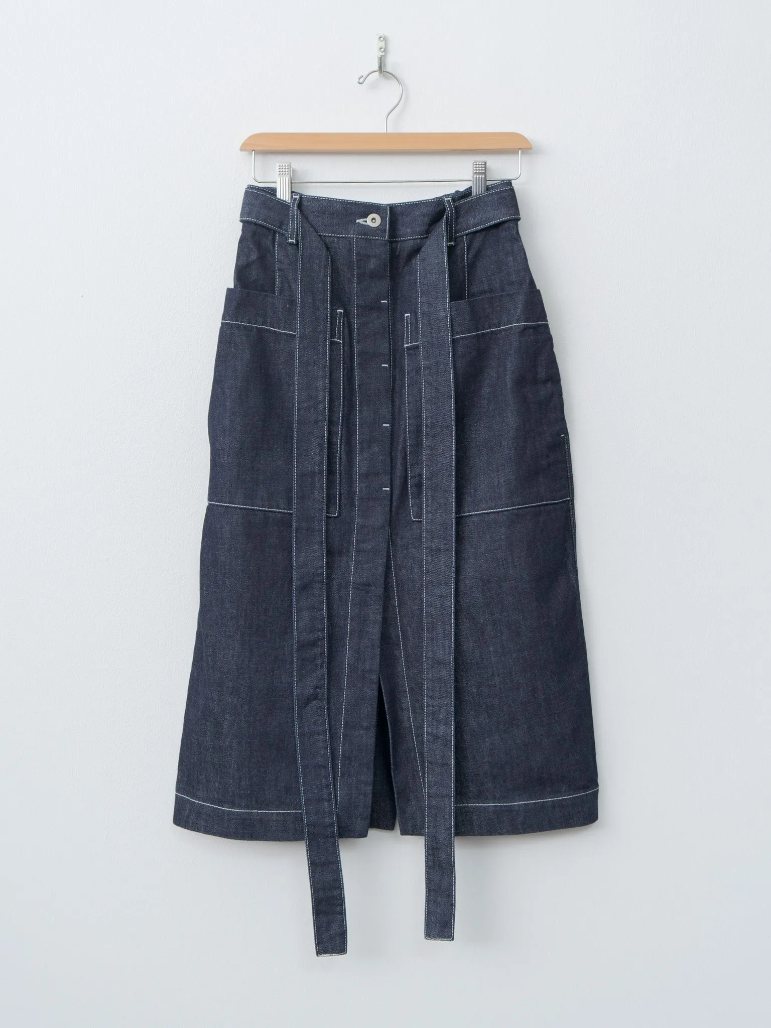 Mia Skirt DENIM - Dark Indigo sold by Namu Shop