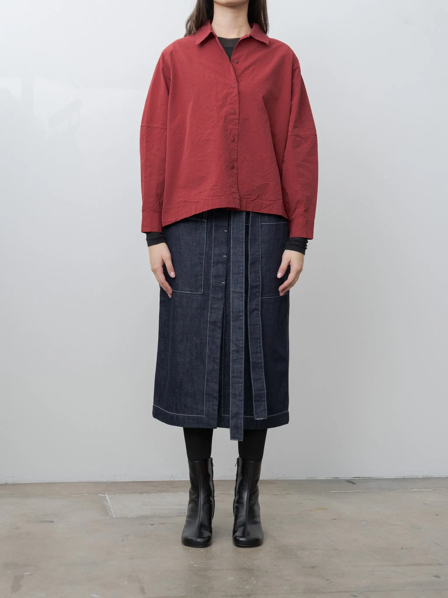 Elena Shirt PAPER COT - Rusty sold by Namu Shop product image thumbnail 2