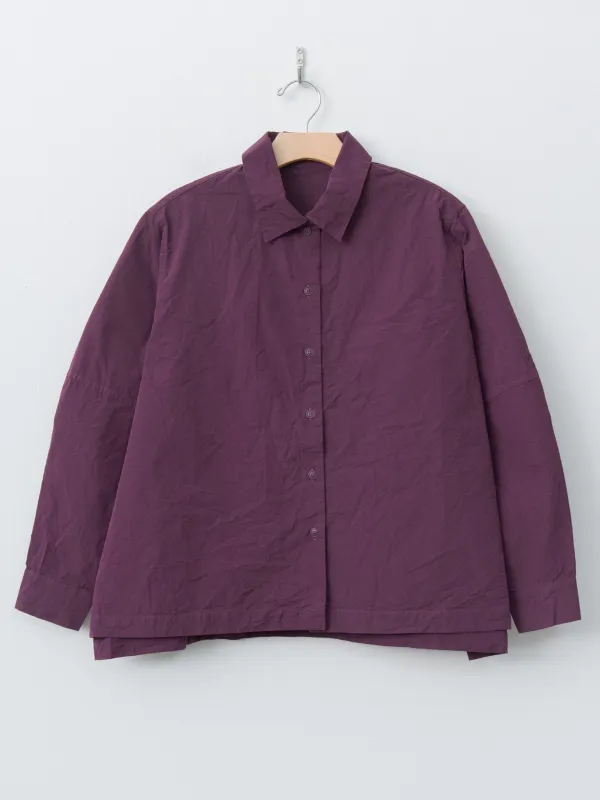 Elena Shirt PAPER COT - Blackberry sold by Namu Shop