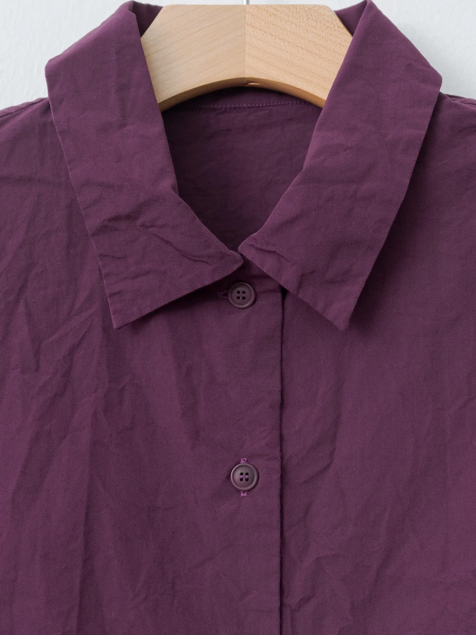 Elena Shirt PAPER COT - Blackberry sold by Namu Shop product image thumbnail 5