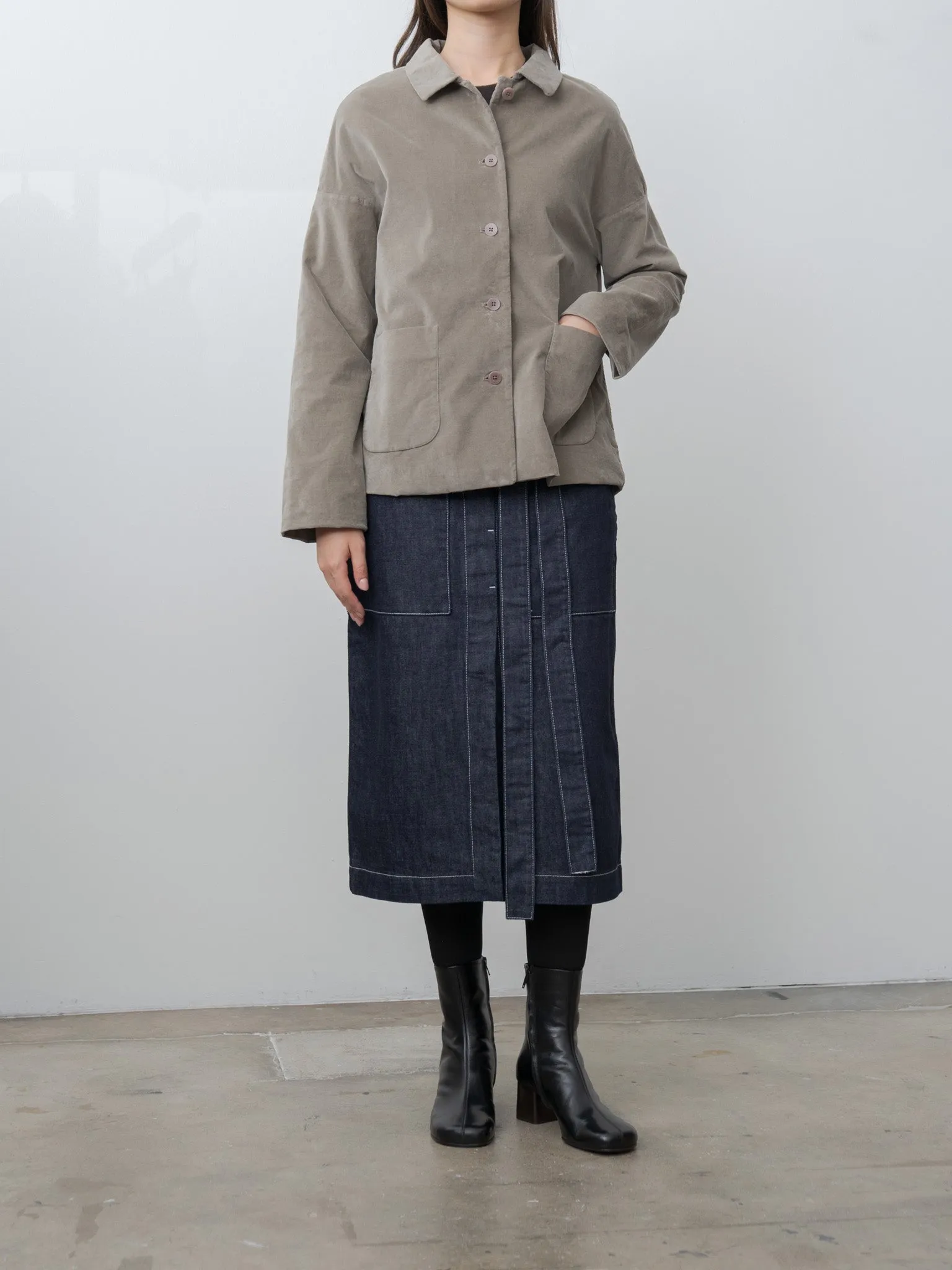 Shirt Loose Blazer V - Marron Glace sold by Namu Shop product image thumbnail 5