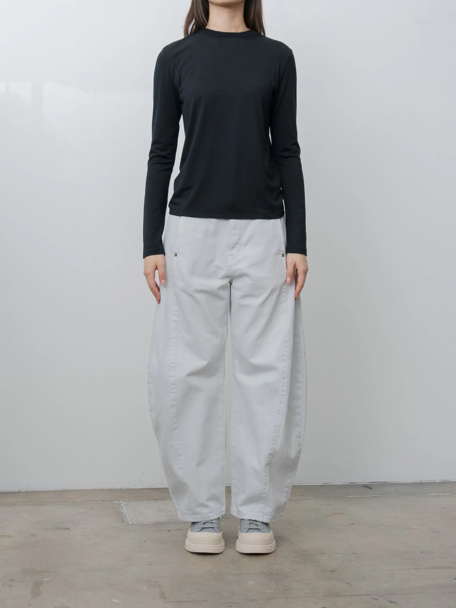 Wool Soft Jersey L/S Tee - Black sold by Namu Shop product image thumbnail 2