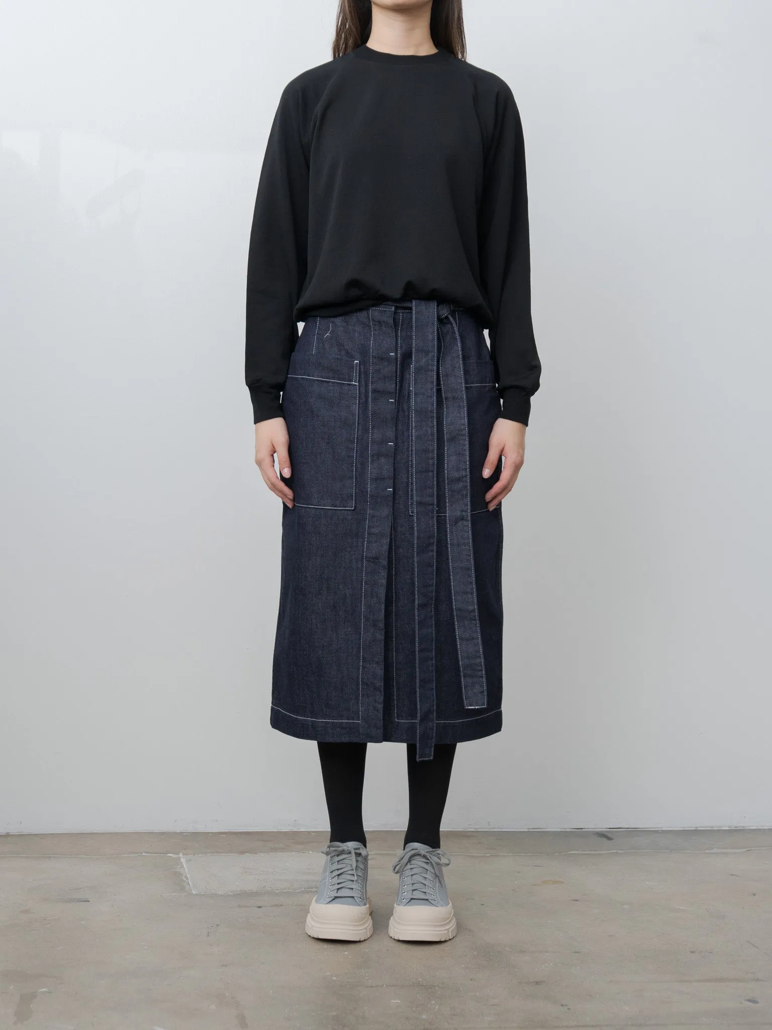 Light Wool Sweat P/O - Black (Women's) sold by Namu Shop product image thumbnail 2