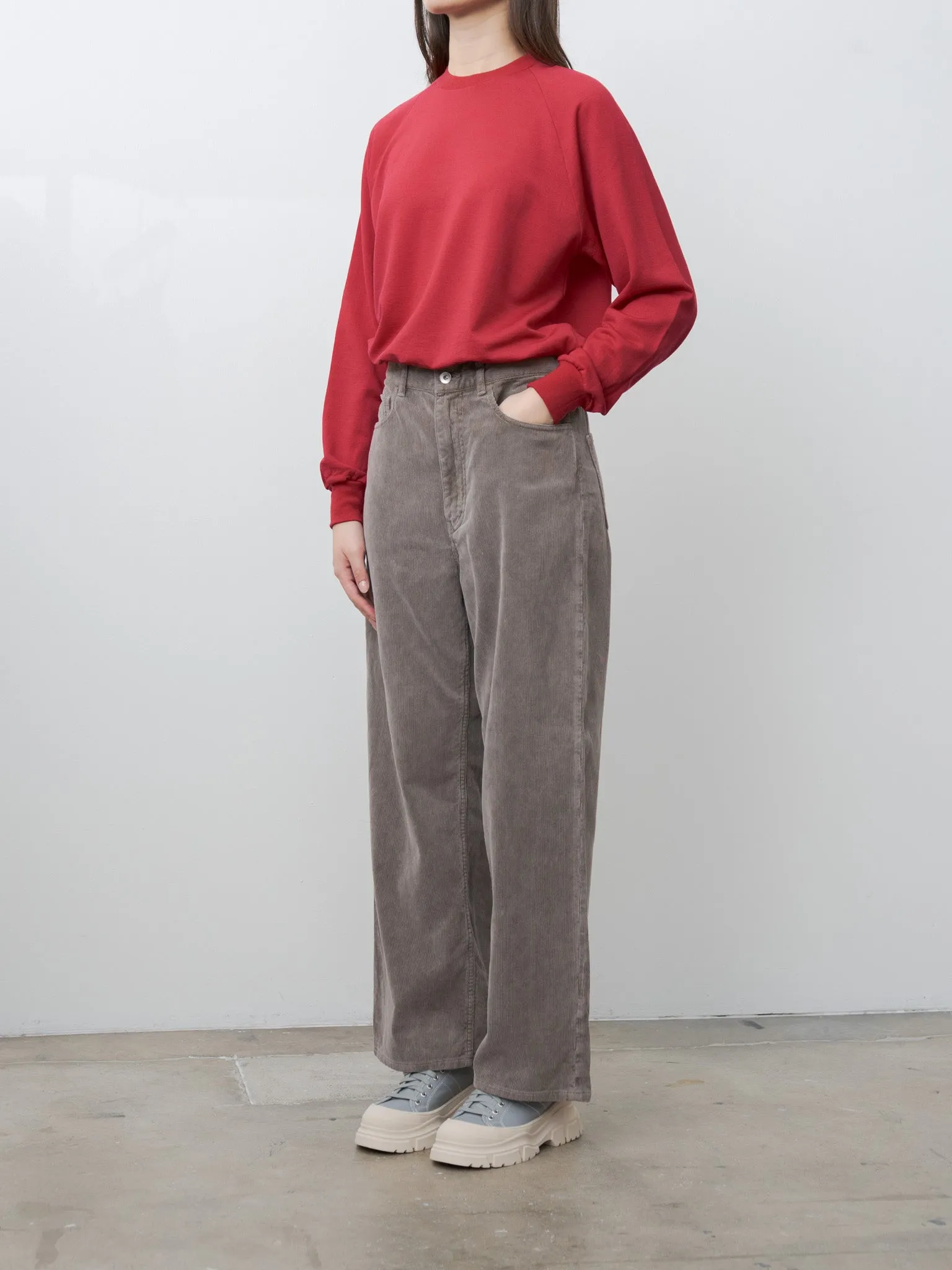 Light Wool Sweat P/O - Red sold by Namu Shop product image thumbnail 3