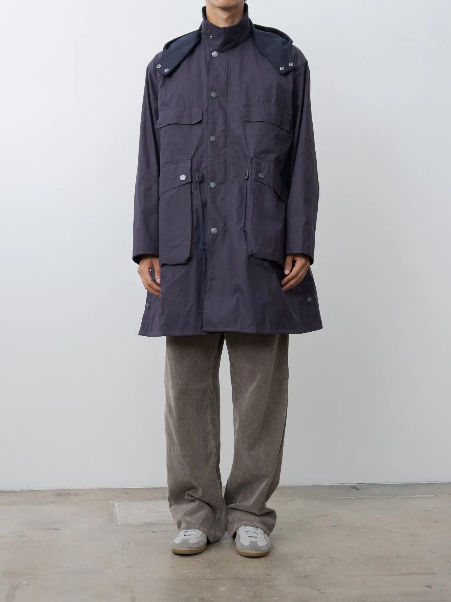 Pigment Dyed Finx Corduroy Wide 5P Pants - Olive Brown sold by Namu Shop product image thumbnail 5