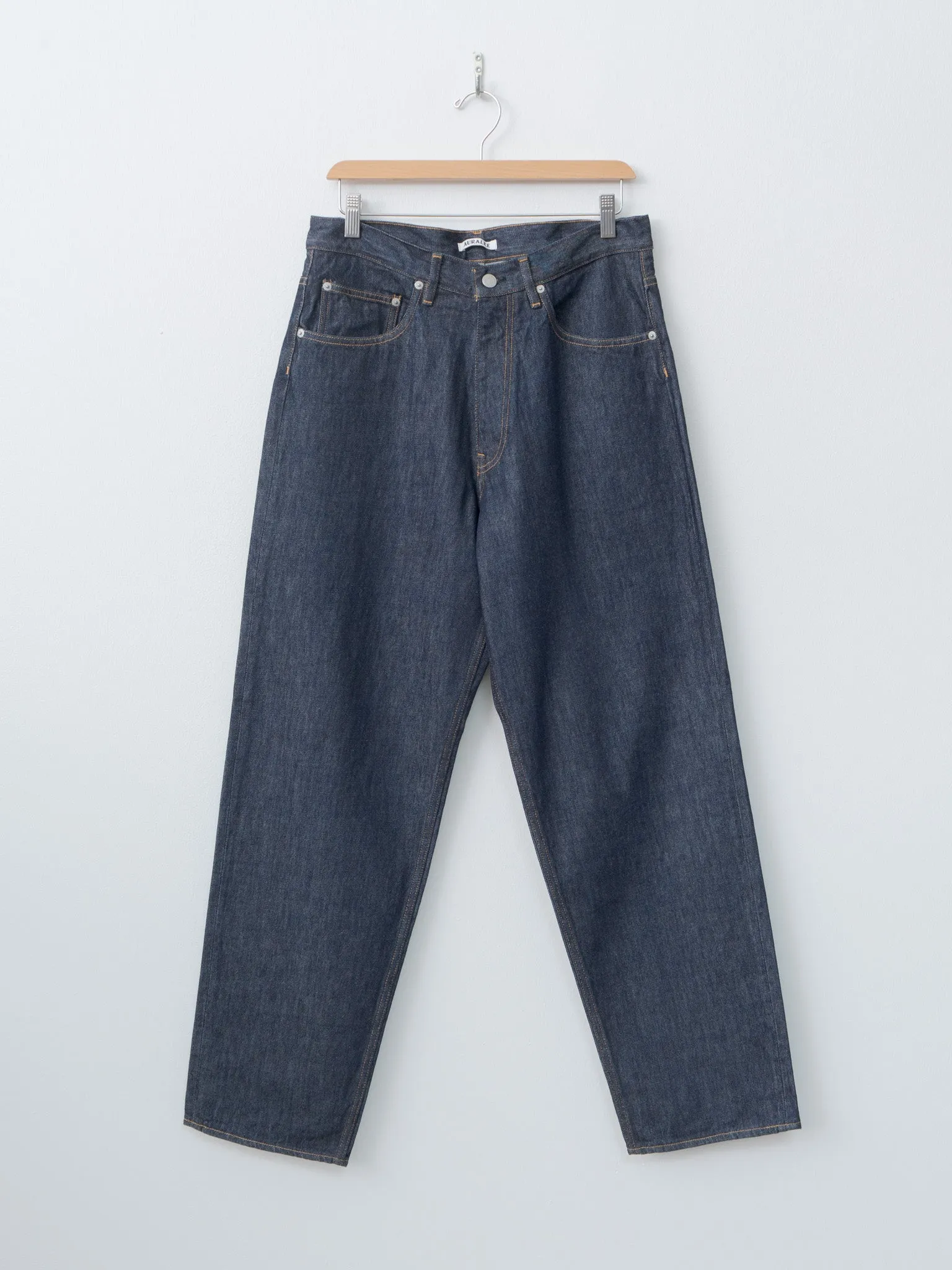 Hard Twist Denim Wide Pants - Indigo sold by Namu Shop