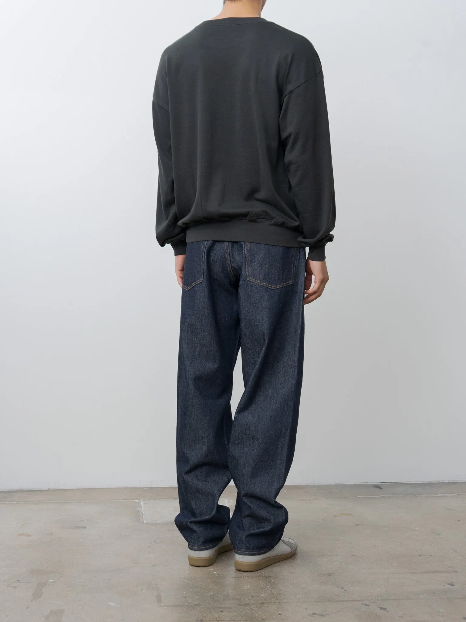 Hard Twist Denim Wide Pants - Indigo sold by Namu Shop product image thumbnail 3