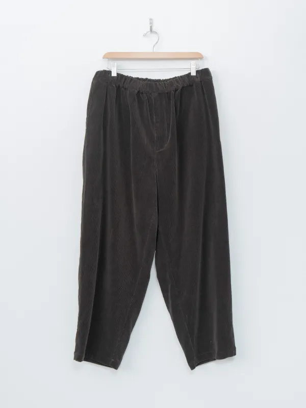 Corduroy Wide Easy Pants - Brown sold by Namu Shop