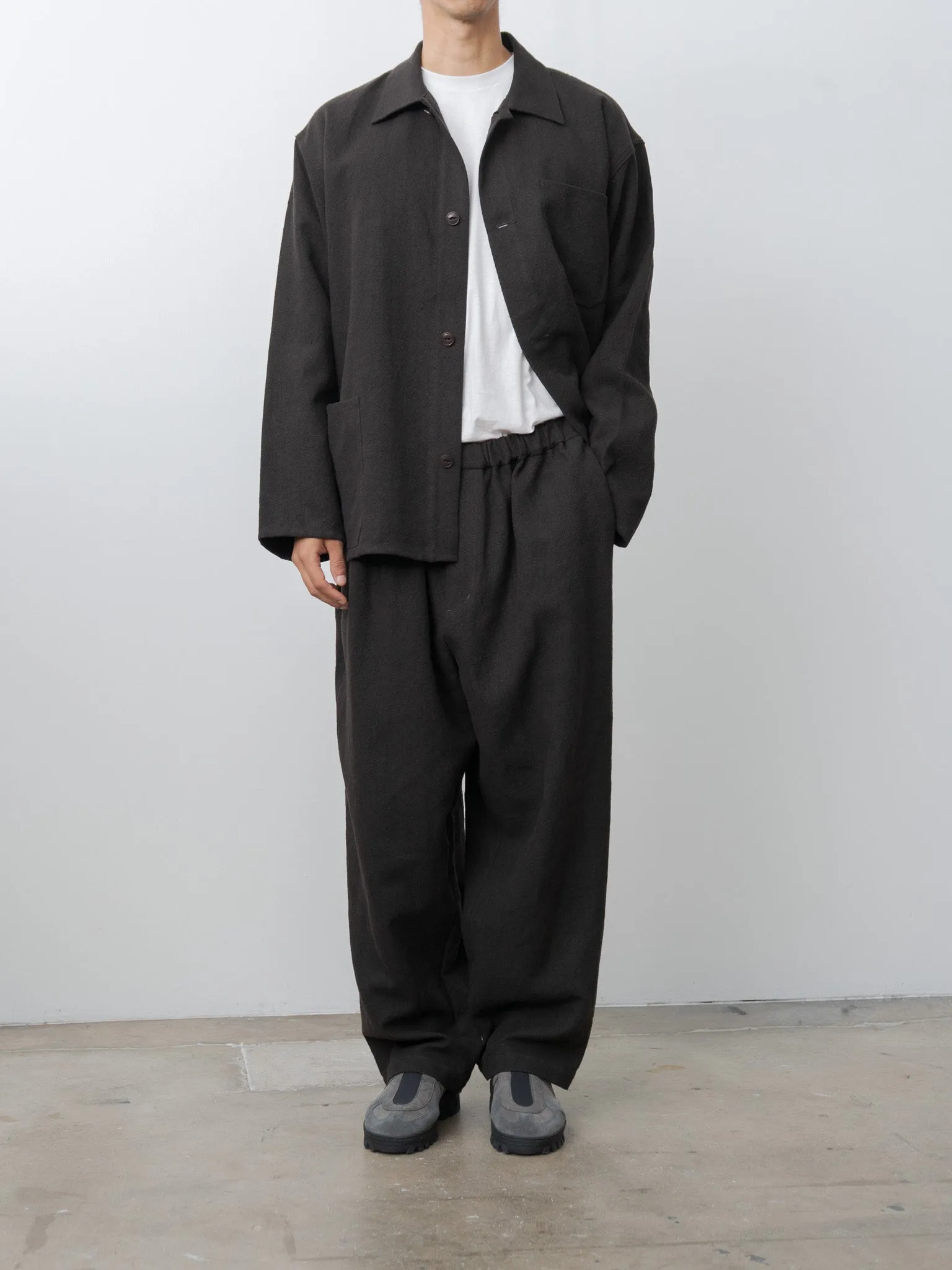 Max High Count Hemp Wide Easy Pants - Brown sold by Namu Shop product image thumbnail 2