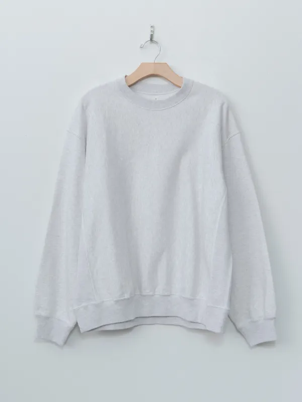 Crewneck Sweat P/O Wide - Heather White sold by Namu Shop