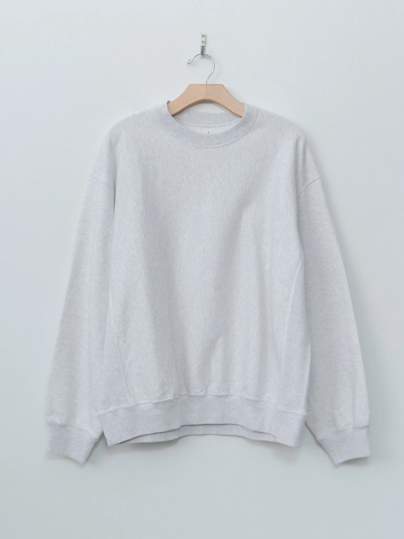 Crewneck Sweat P/O Wide - Heather White sold by Namu Shop