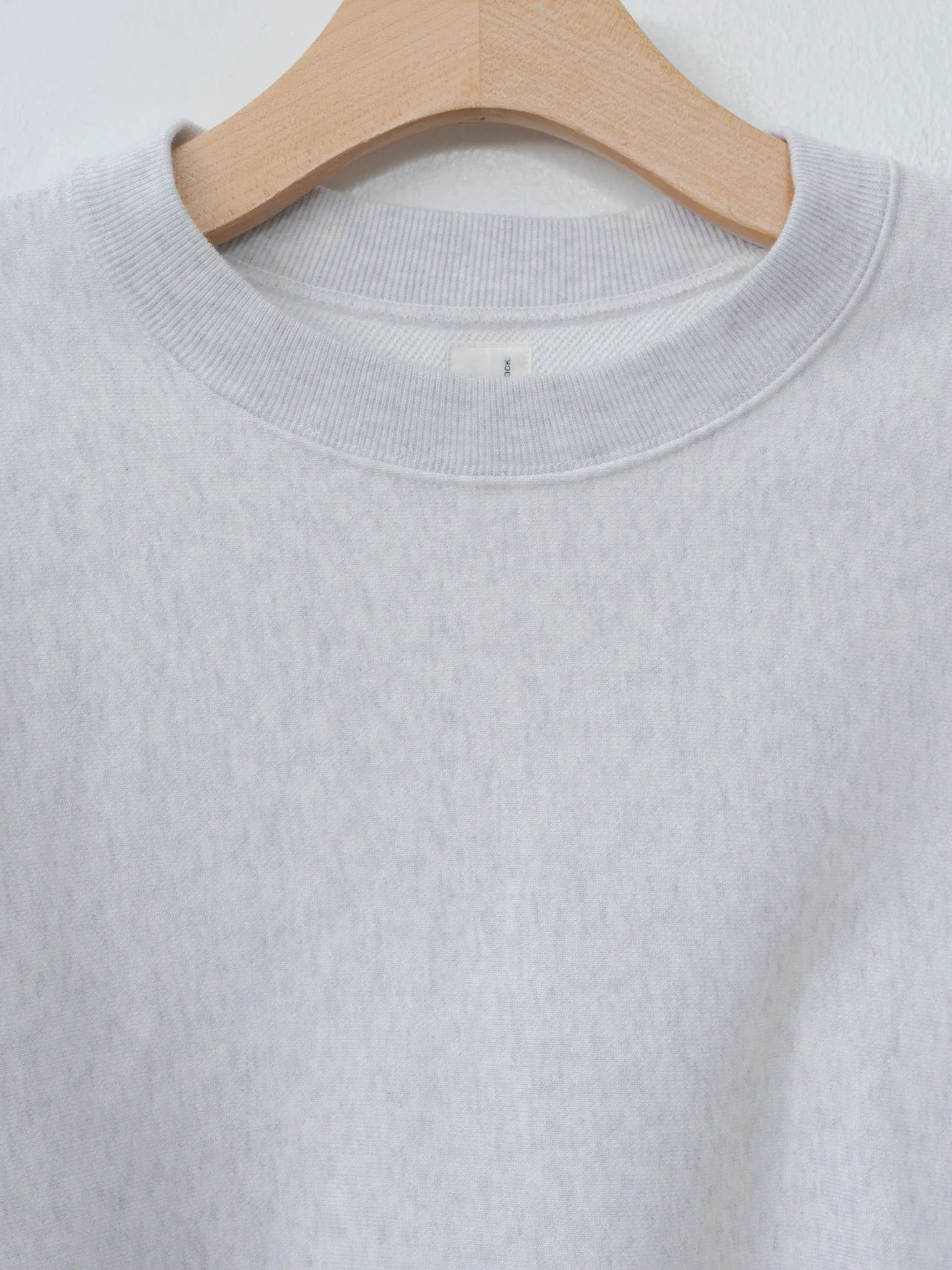 Crewneck Sweat P/O Wide - Heather White sold by Namu Shop product image thumbnail 5