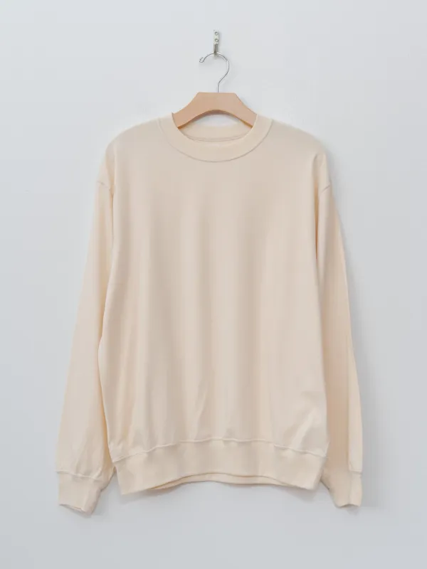 Silk Cotton L/S Pullover - Ivory sold by Namu Shop