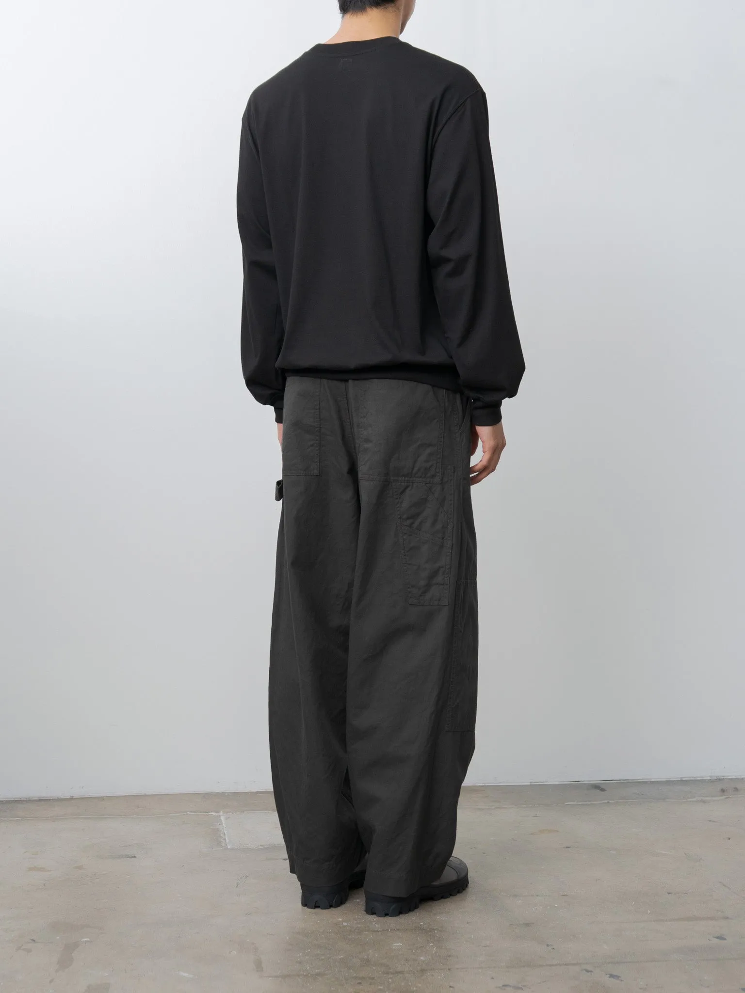 Cotton Serge Work Pants - Ink Black sold by Namu Shop product image thumbnail 5