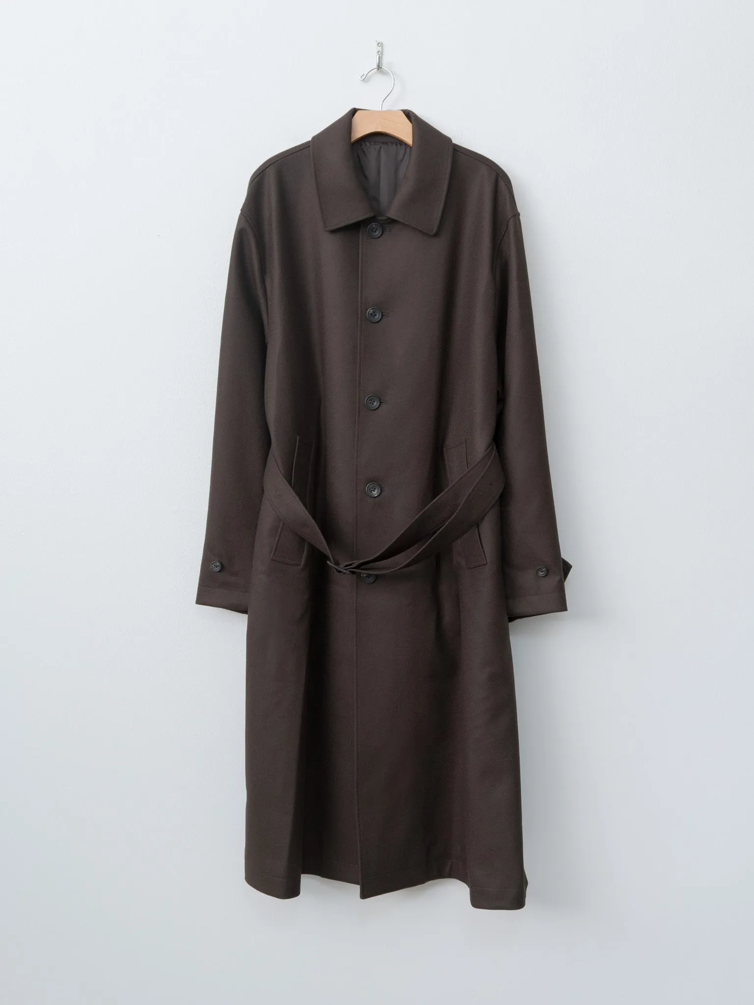 Oversized Investigated Coat - Gray Brown sold by Namu Shop