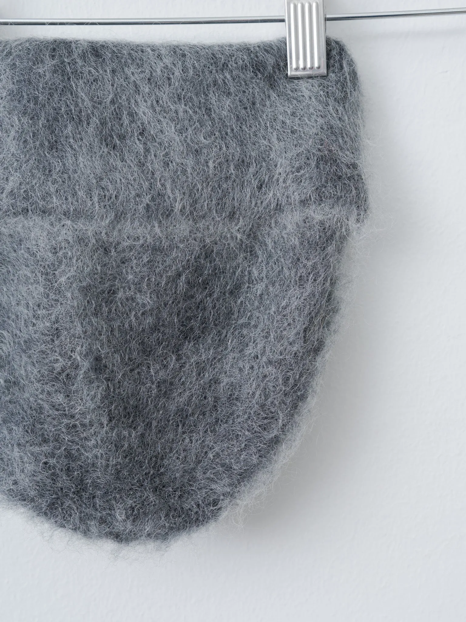 Brushed Mohair Beanie - Charcoal sold by Namu Shop product image thumbnail 4