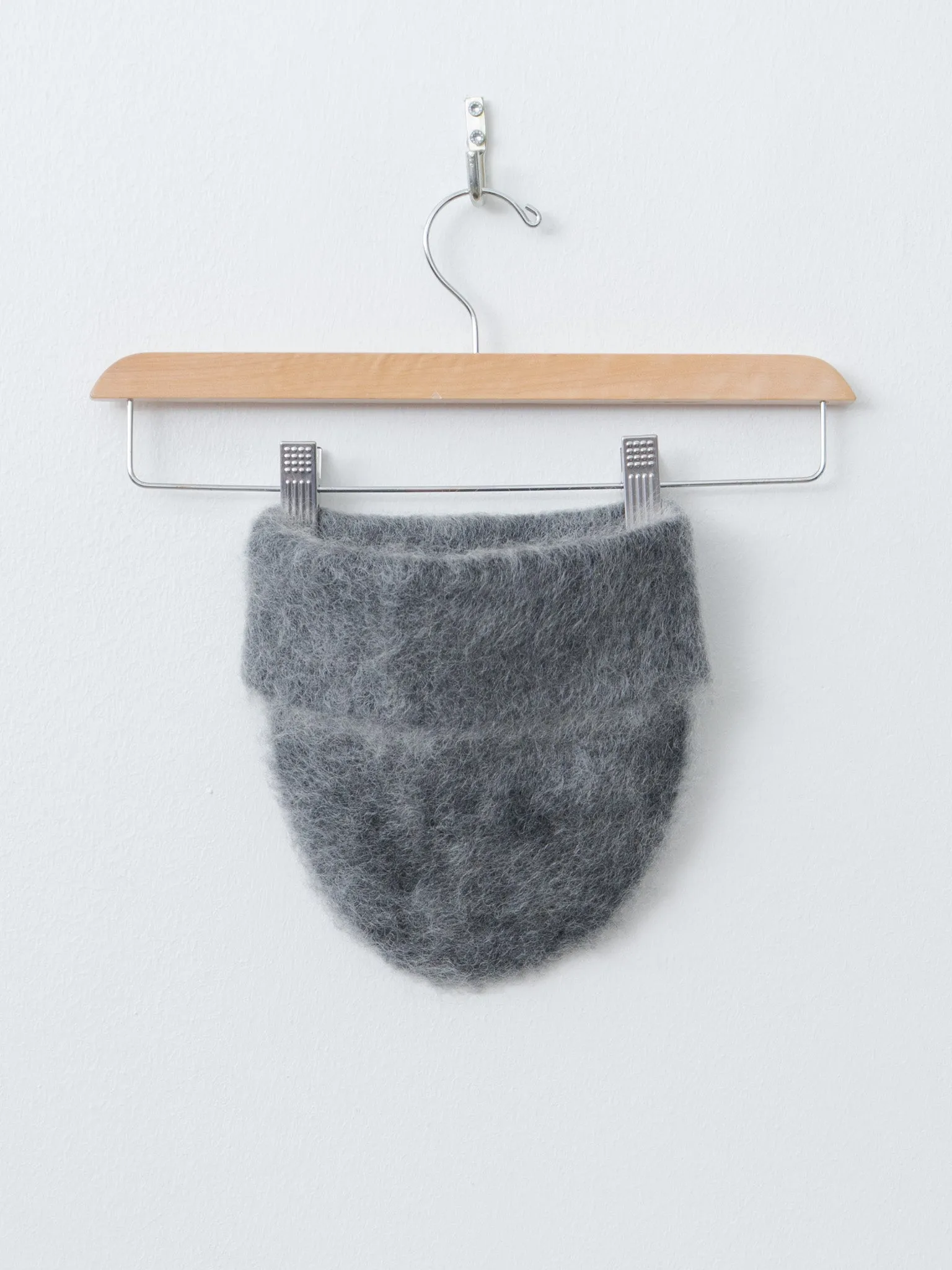 Brushed Mohair Beanie - Charcoal sold by Namu Shop product image thumbnail 5