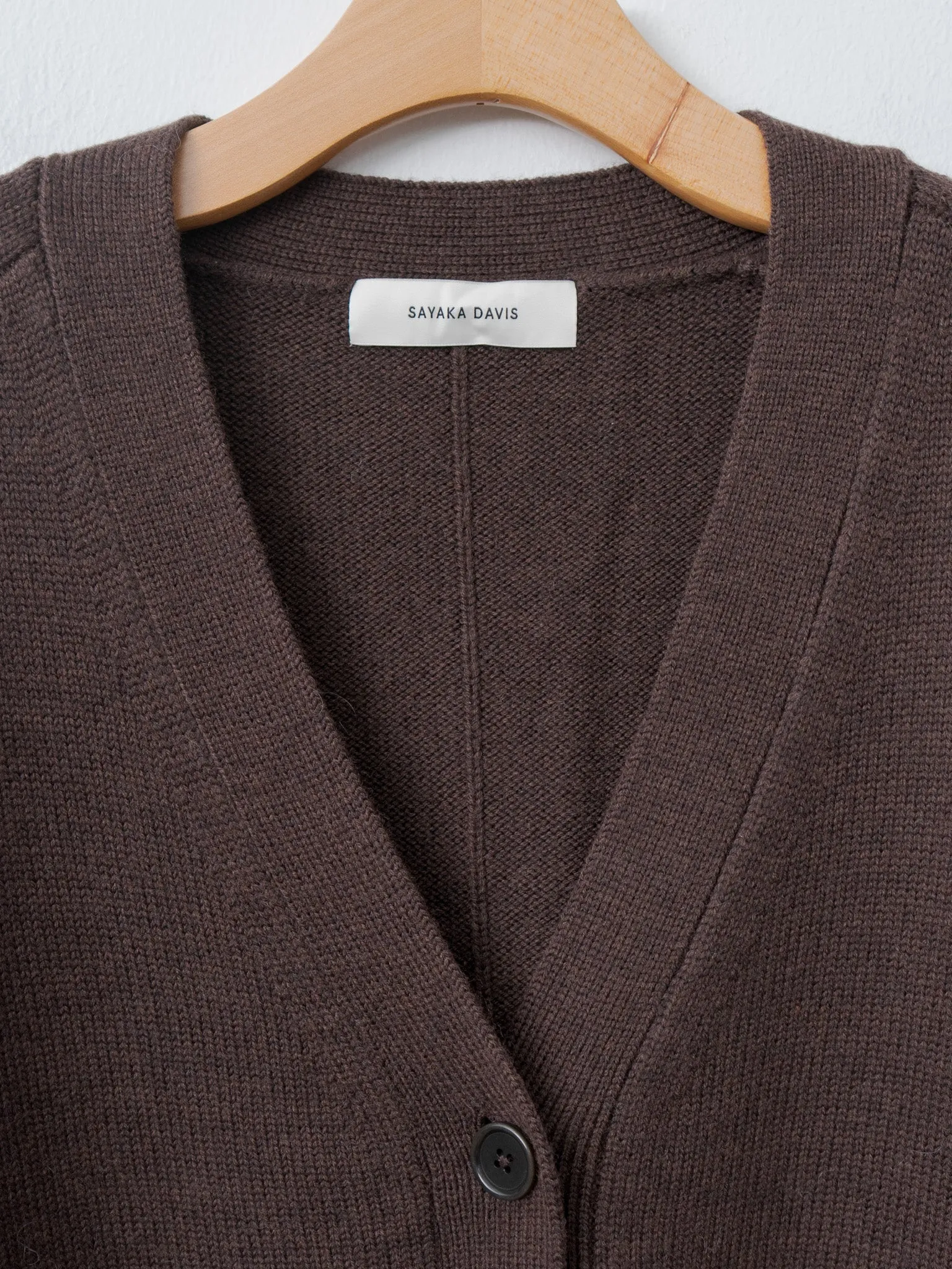 Balloon Sleeve Cardigan - Wood sold by Namu Shop product image thumbnail 5