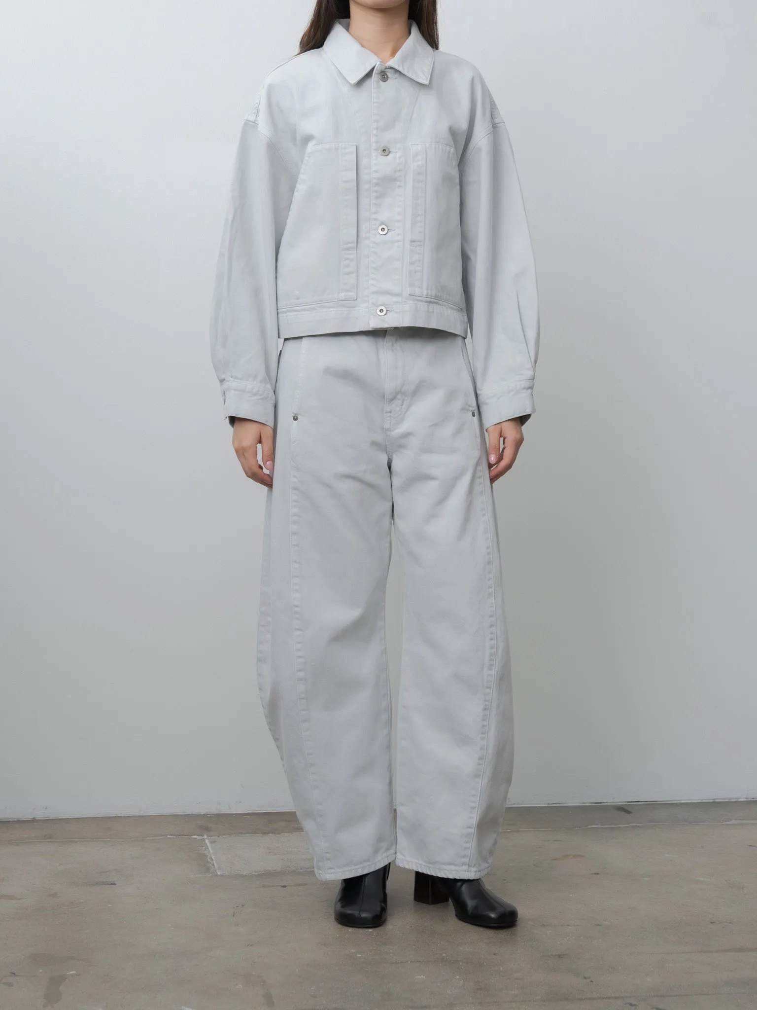 Cropped Jacket - Ice Gray sold by Namu Shop product image thumbnail 2