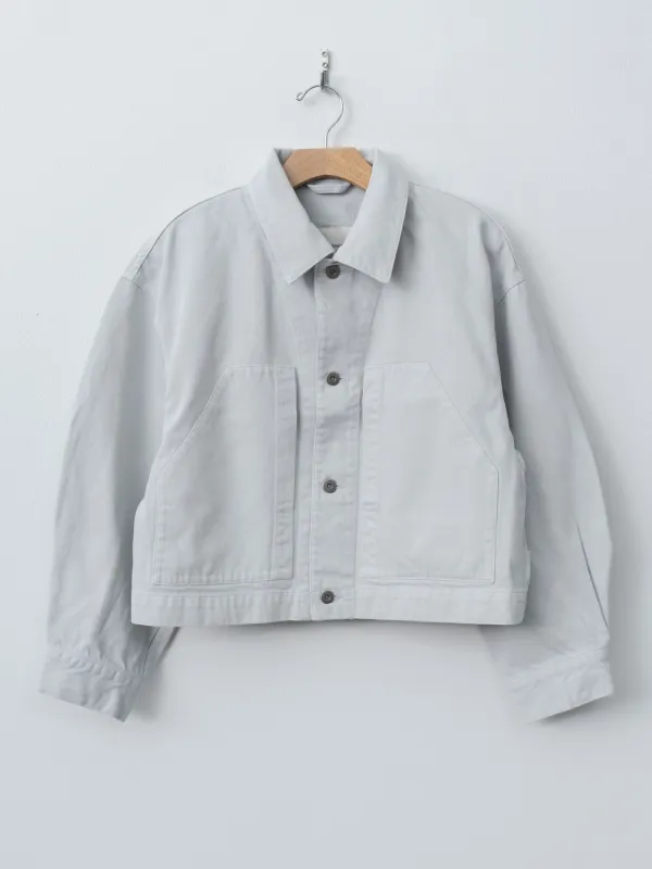 Cropped Jacket - Ice Gray sold by Namu Shop