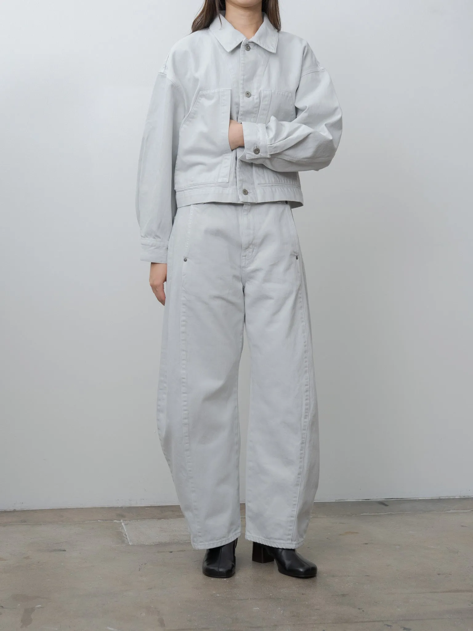 Cropped Jacket - Ice Gray sold by Namu Shop product image thumbnail 3