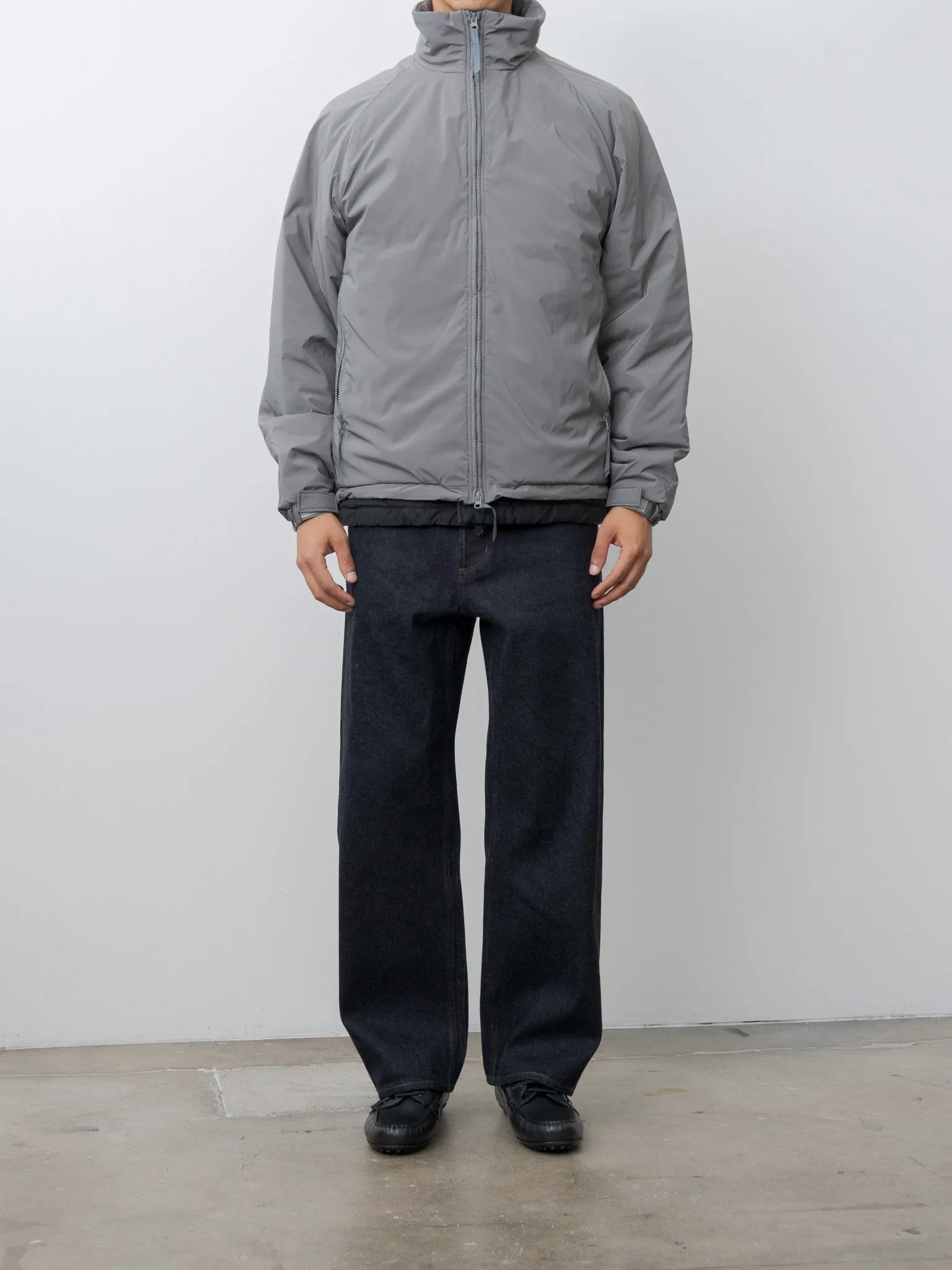 Poly Nylon Puffer Jacket - Gray sold by Namu Shop product image thumbnail 3