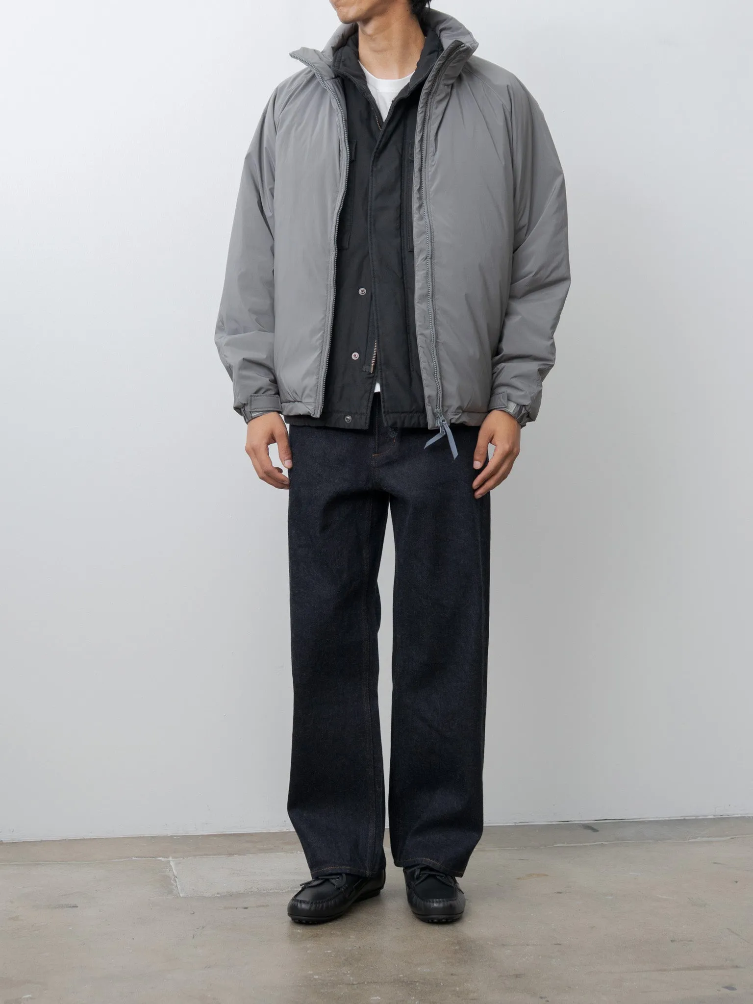 Poly Nylon Puffer Jacket - Gray sold by Namu Shop product image thumbnail 2