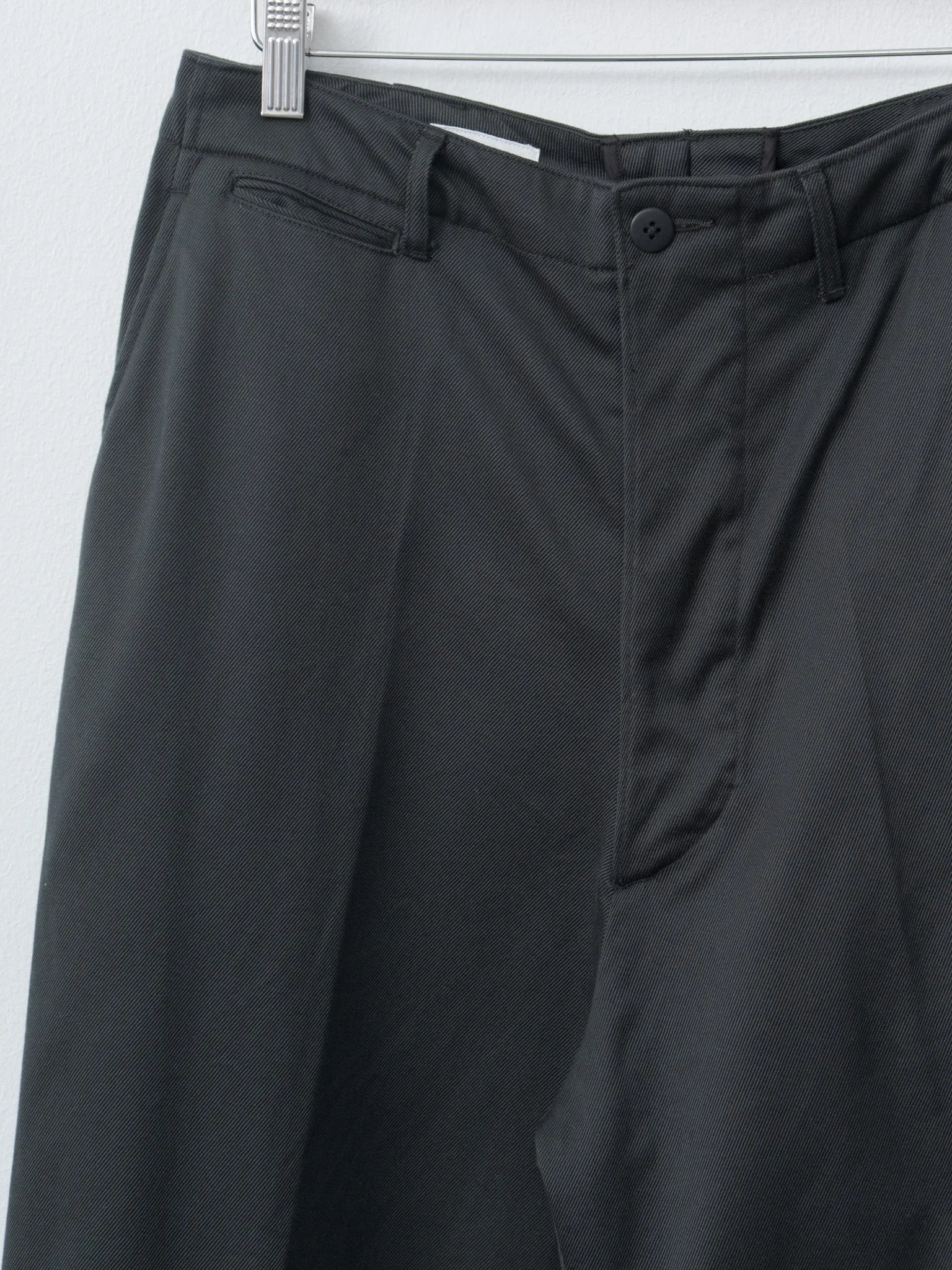 Cotton Drill Wide Military Khakis - Black sold by Namu Shop product image thumbnail 4