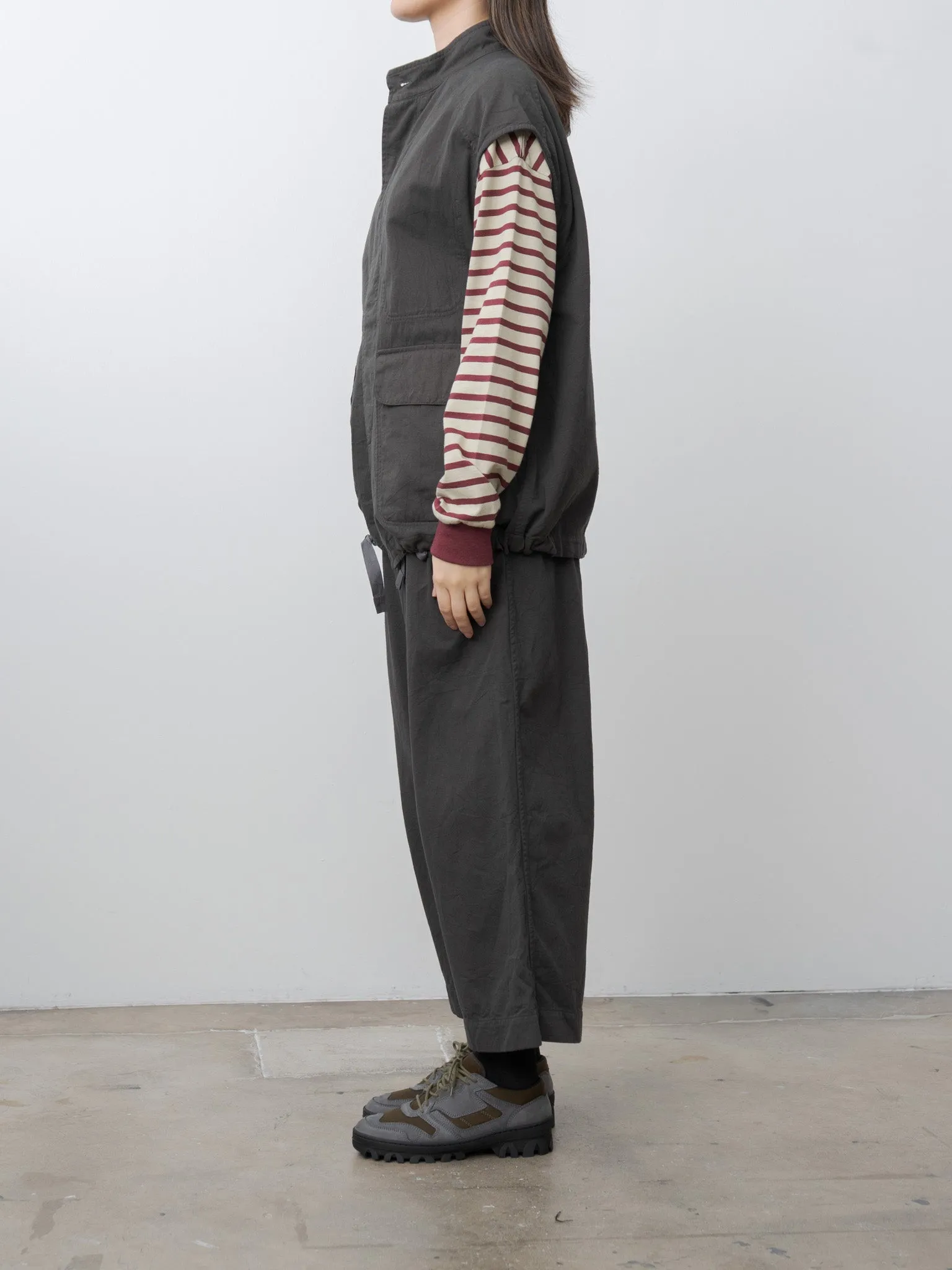 Washer Vest - Khaki Brown sold by Namu Shop product image thumbnail 4