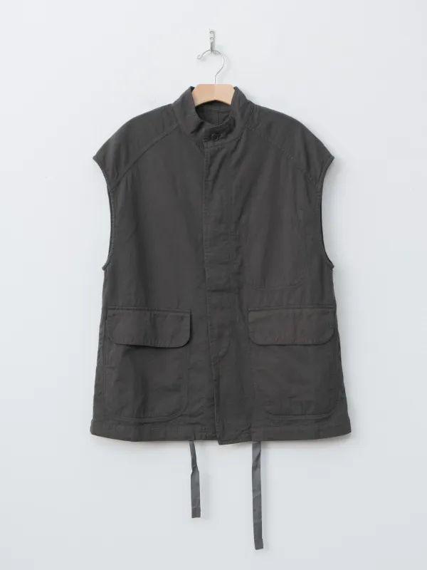 Washer Vest - Khaki Brown sold by Namu Shop