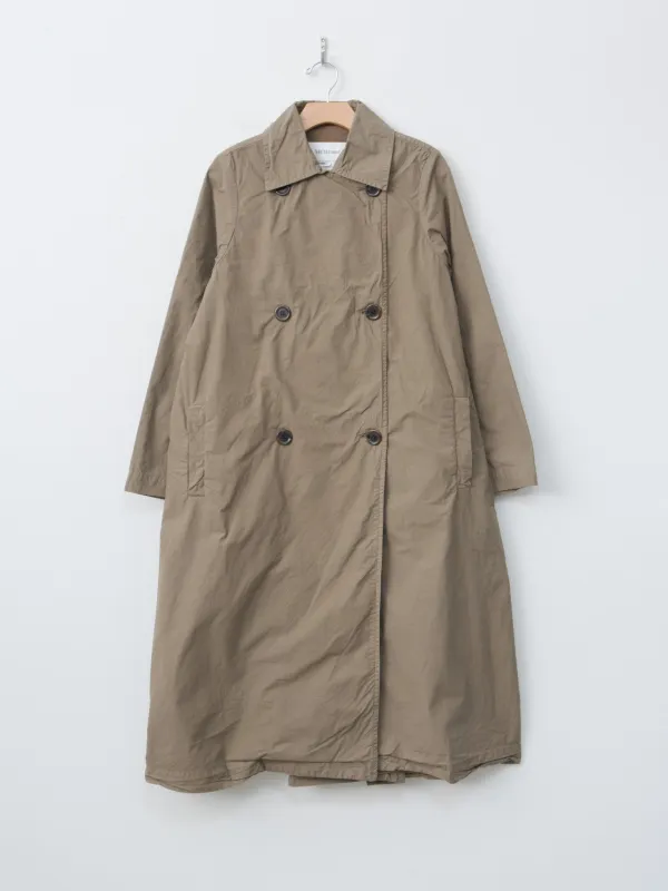 Double Button Coat - Khaki Olive sold by Namu Shop