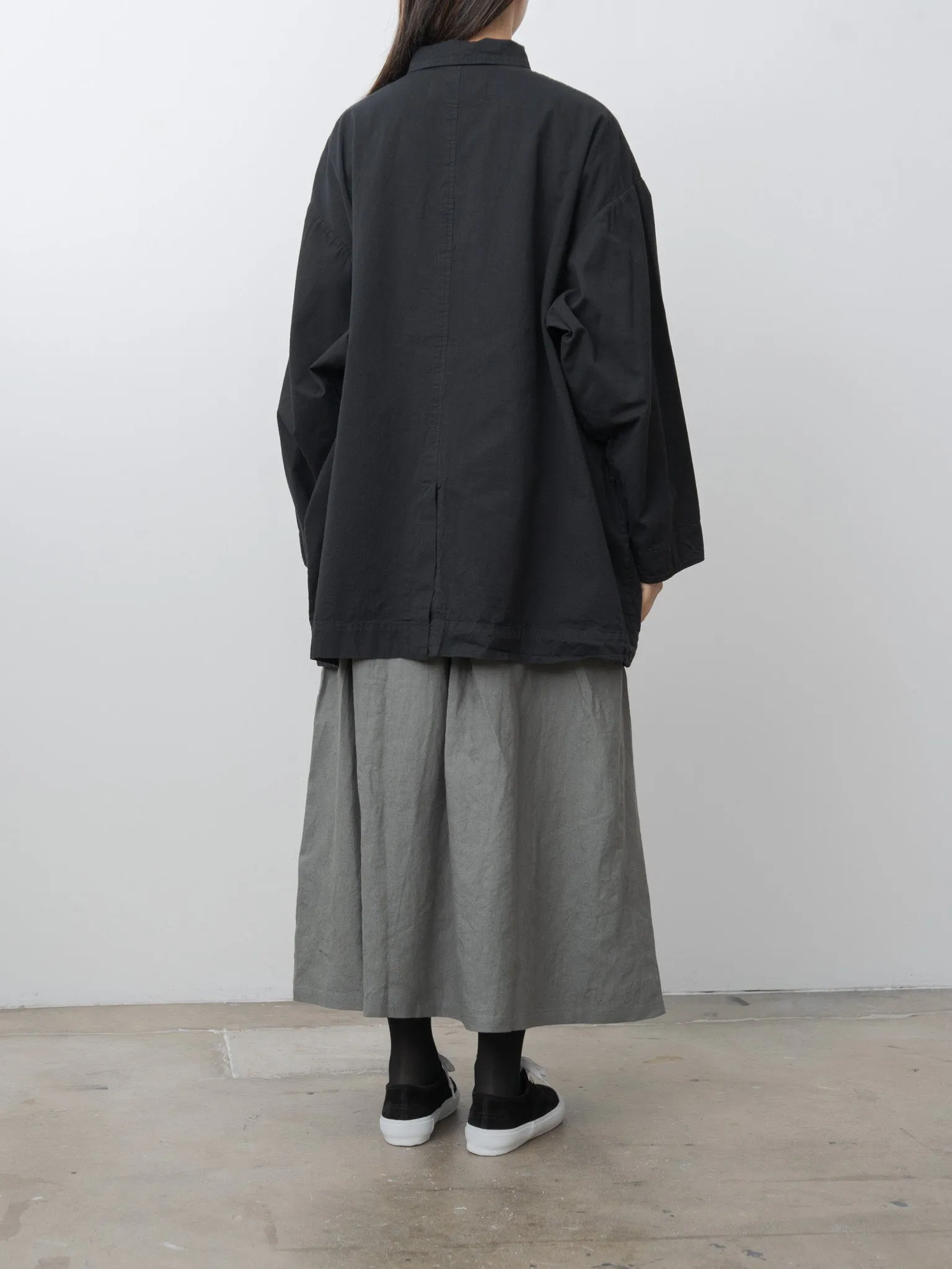 Garment-dye Short Coat - Black sold by Namu Shop product image thumbnail 4