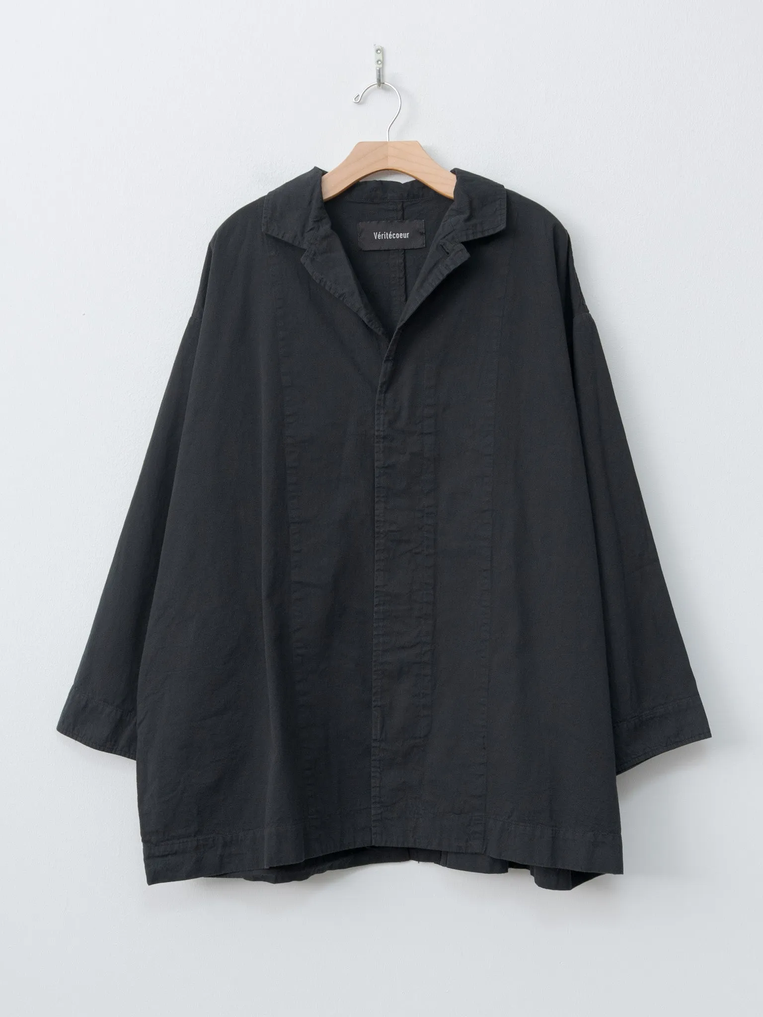 Garment-dye Short Coat - Black sold by Namu Shop product image thumbnail 5