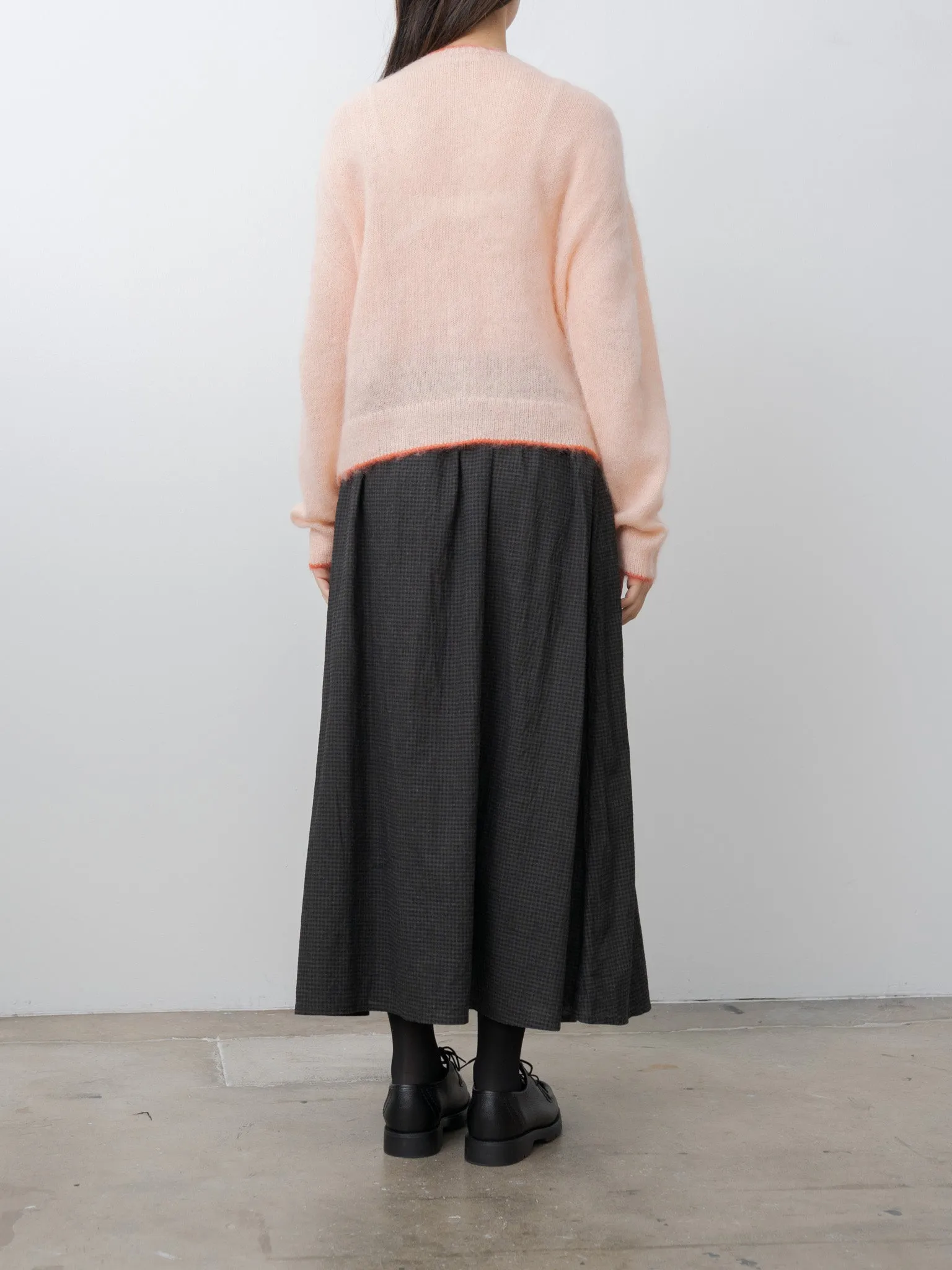 Mohair Cardigan - Pink x Orange sold by Namu Shop product image thumbnail 4