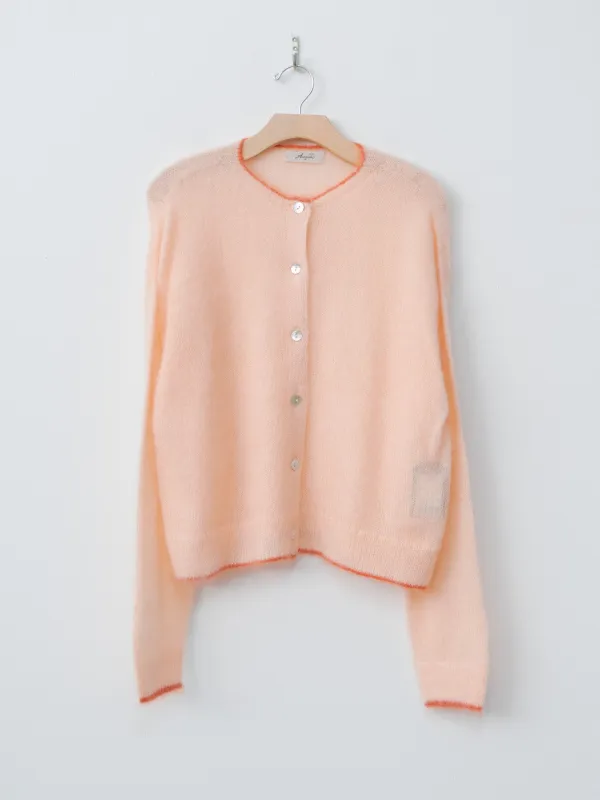 Mohair Cardigan - Pink x Orange sold by Namu Shop