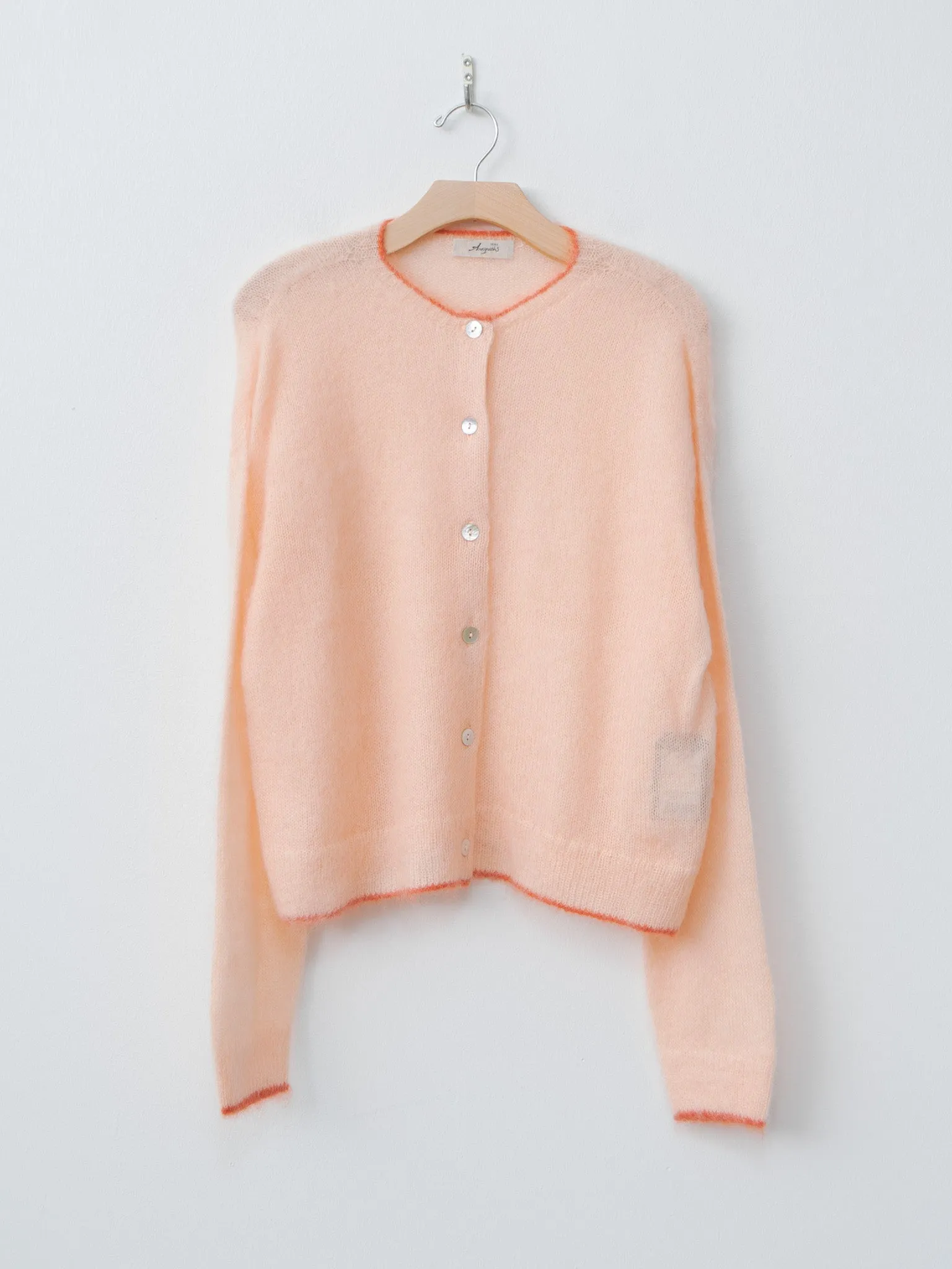 Mohair Cardigan - Pink x Orange sold by Namu Shop