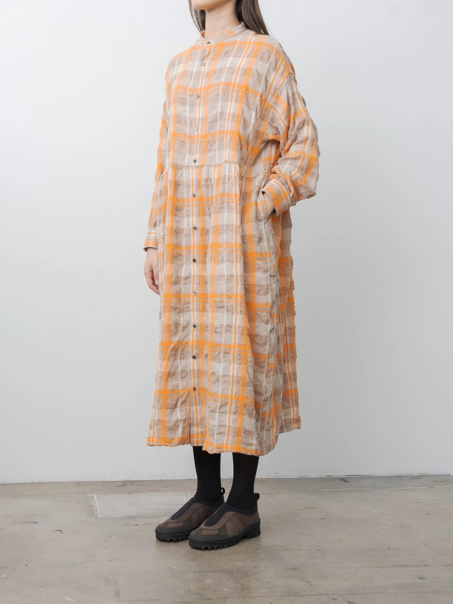 C/W Tartan Dress - Orange sold by Namu Shop product image thumbnail 3