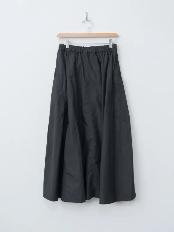 Typewriter Cotton Skirt - Black sold by Namu Shop