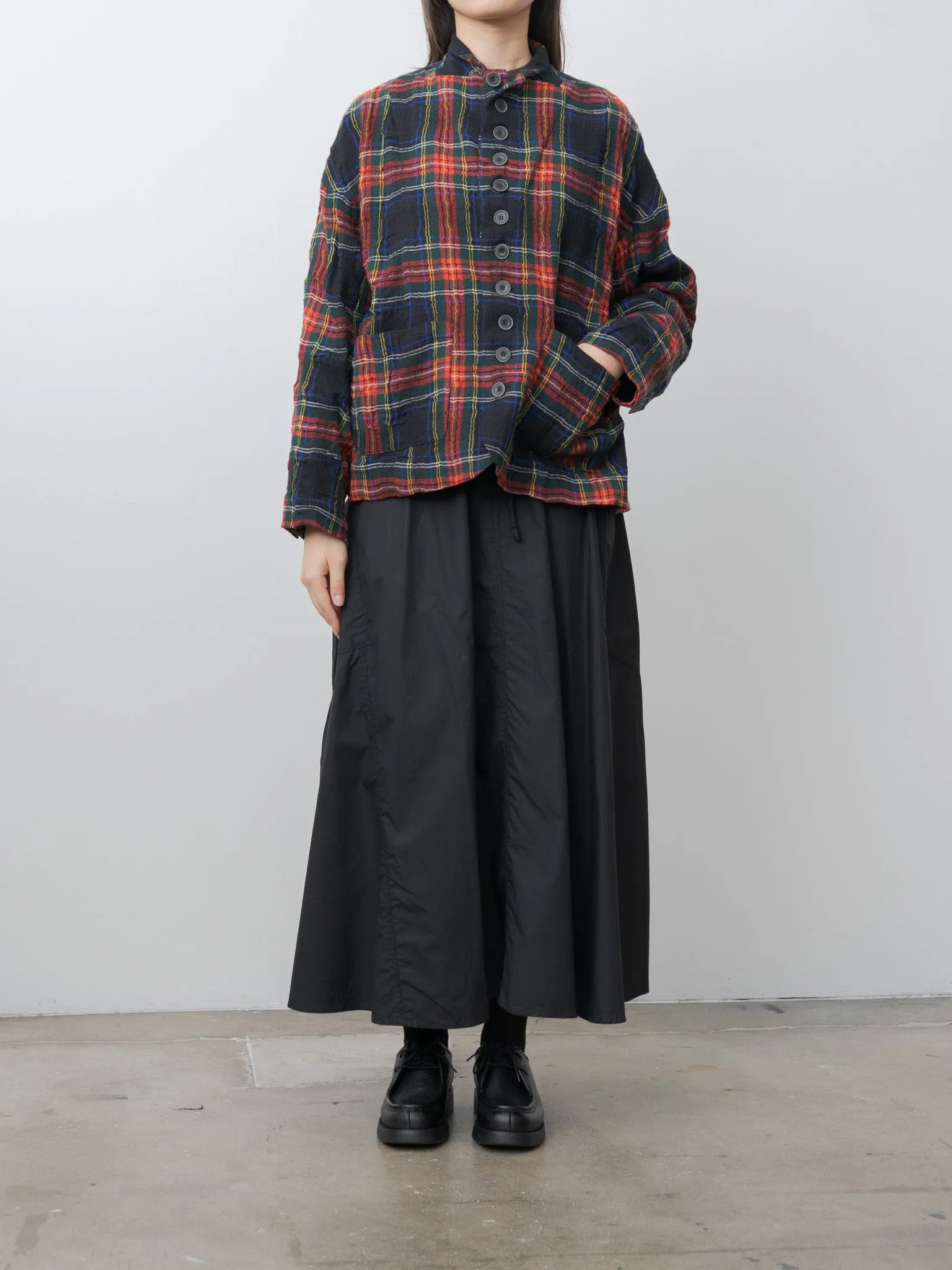 Typewriter Cotton Skirt - Black sold by Namu Shop product image thumbnail 2