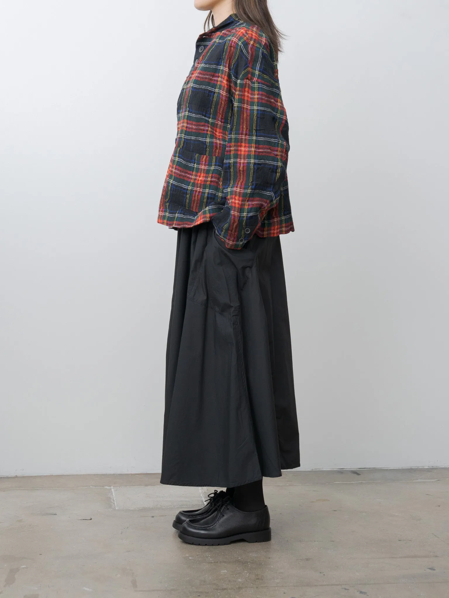 Typewriter Cotton Skirt - Black sold by Namu Shop product image thumbnail 3