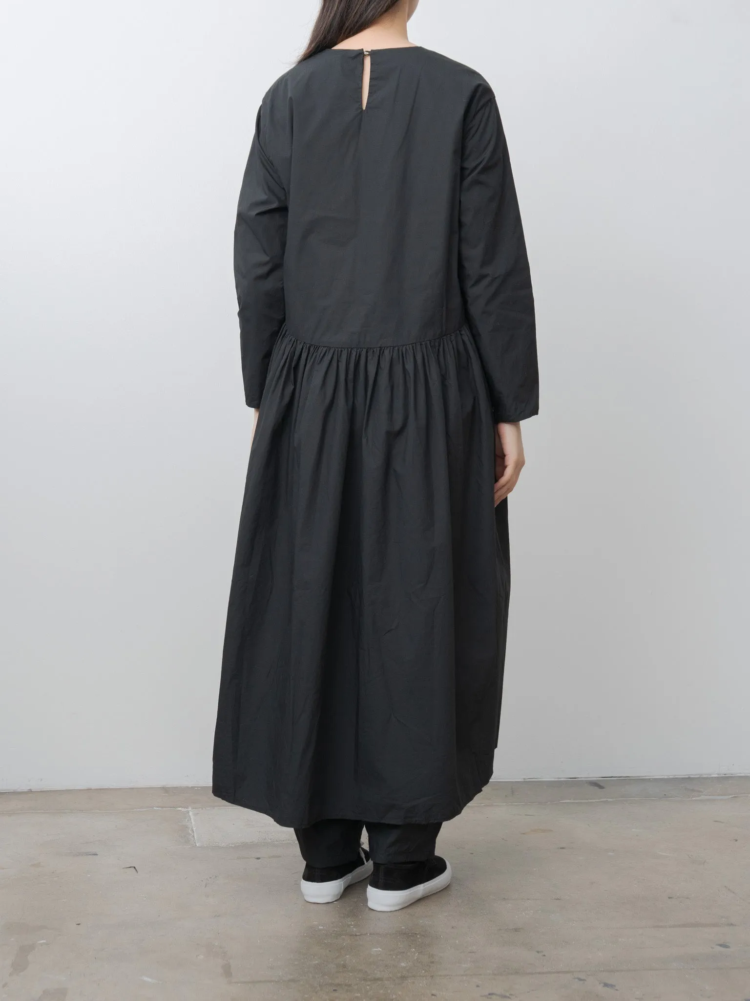 Typewriter Cotton Dress - Black sold by Namu Shop product image thumbnail 4