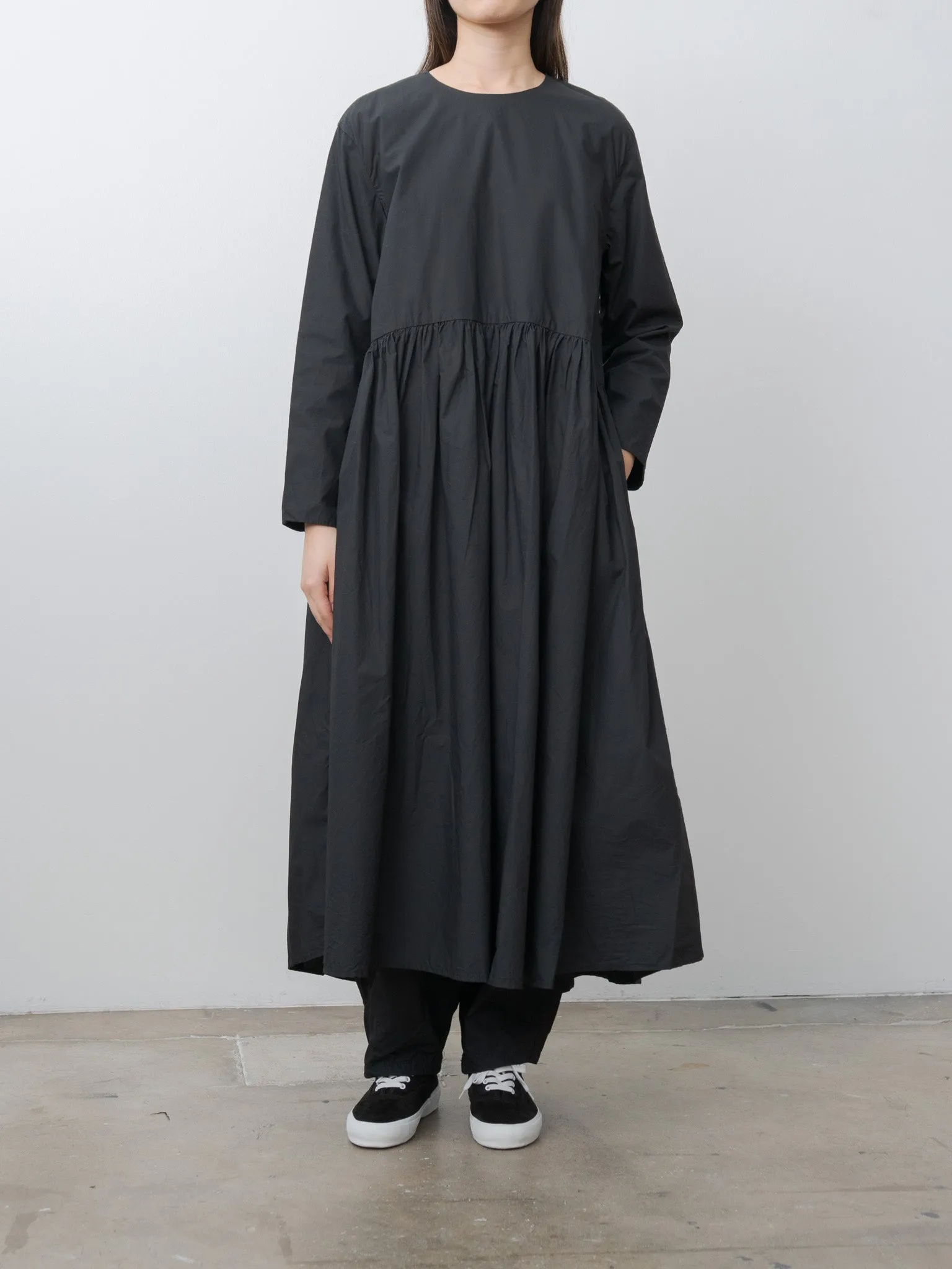 Typewriter Cotton Dress - Black sold by Namu Shop product image thumbnail 2