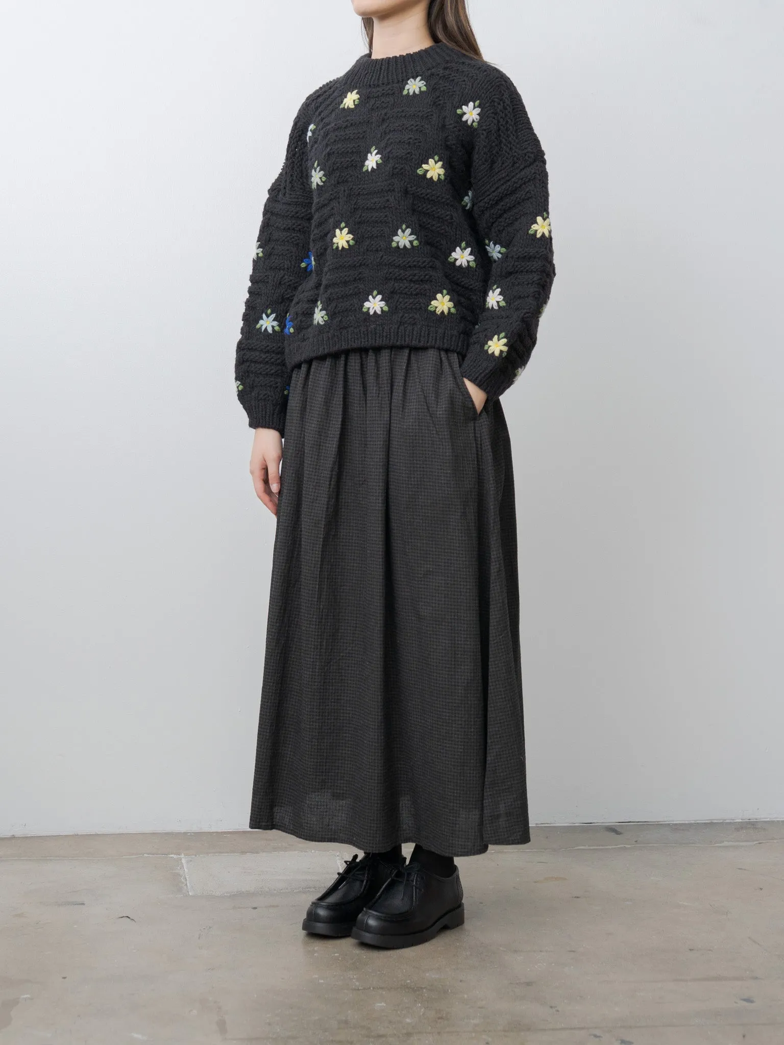 Gingham SUMI Dyed Skirt - Check sold by Namu Shop product image thumbnail 3