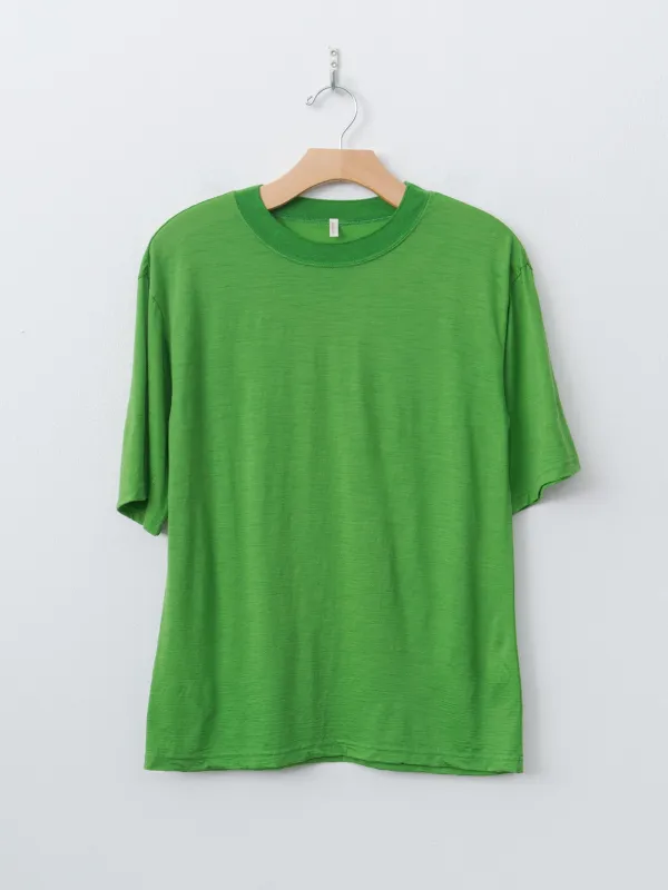 Wool Jersey T-Shirt - Green sold by Namu Shop