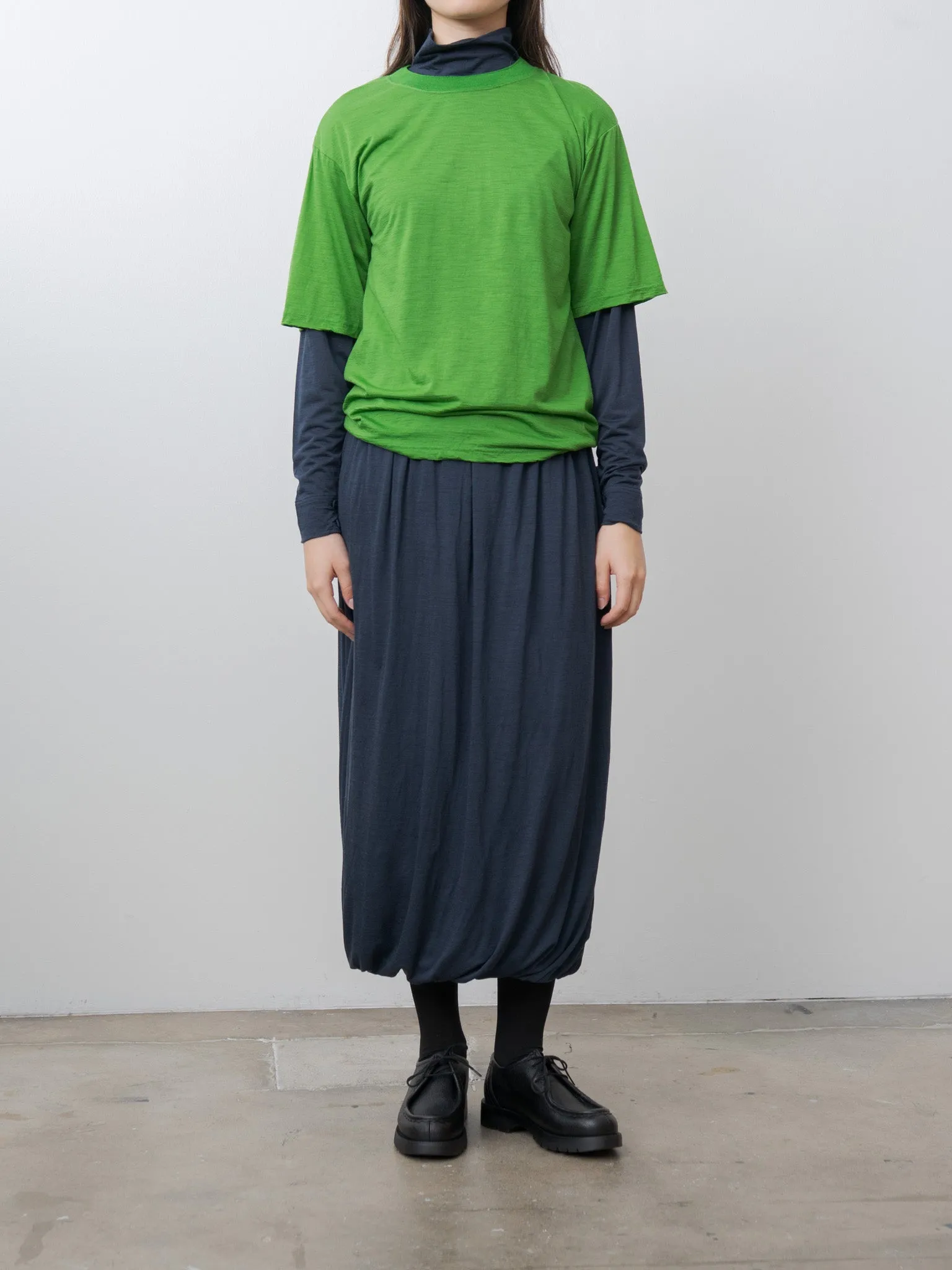 Wool Jersey T-Shirt - Green sold by Namu Shop product image thumbnail 2