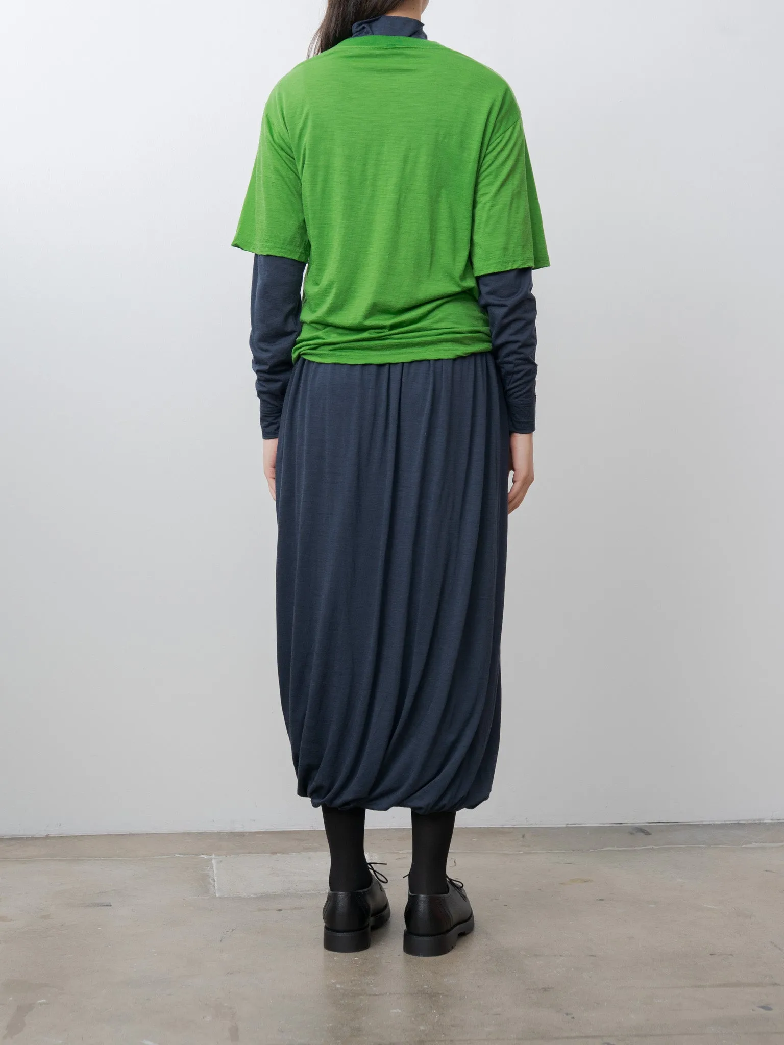 Wool Jersey T-Shirt - Green sold by Namu Shop product image thumbnail 3