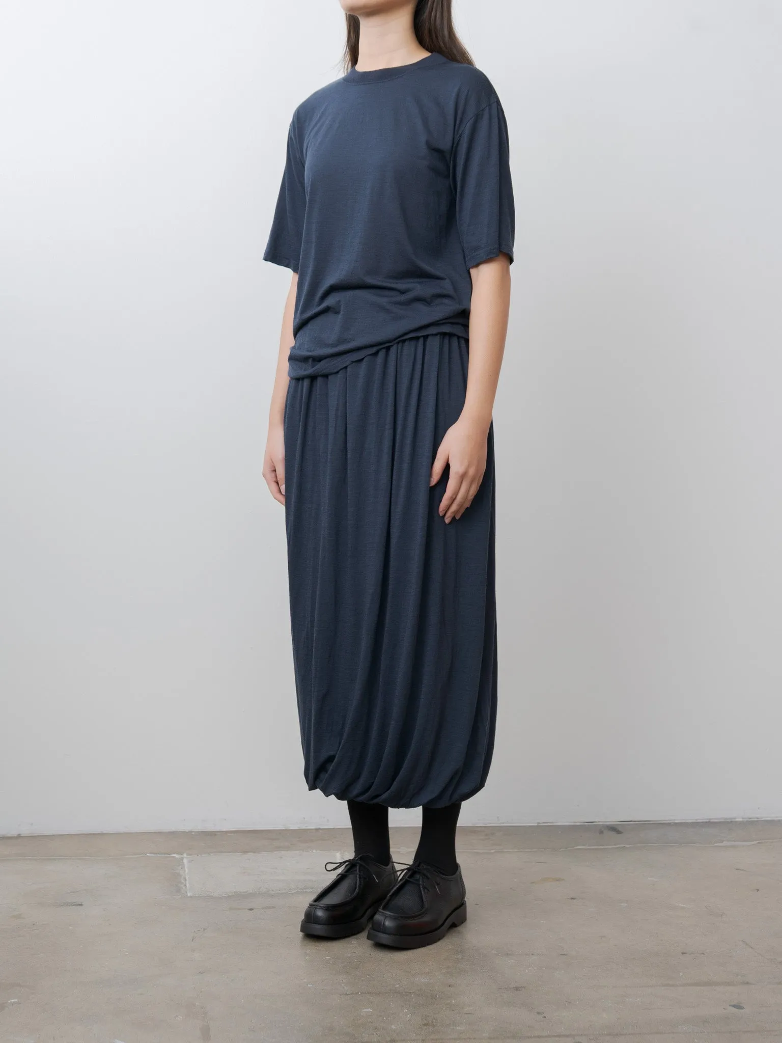 Wool Jersey T-Shirt - Navy sold by Namu Shop product image thumbnail 4