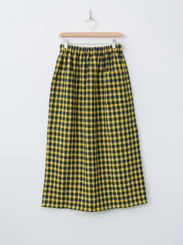 Gooi Skirt - Yellow Check sold by Namu Shop