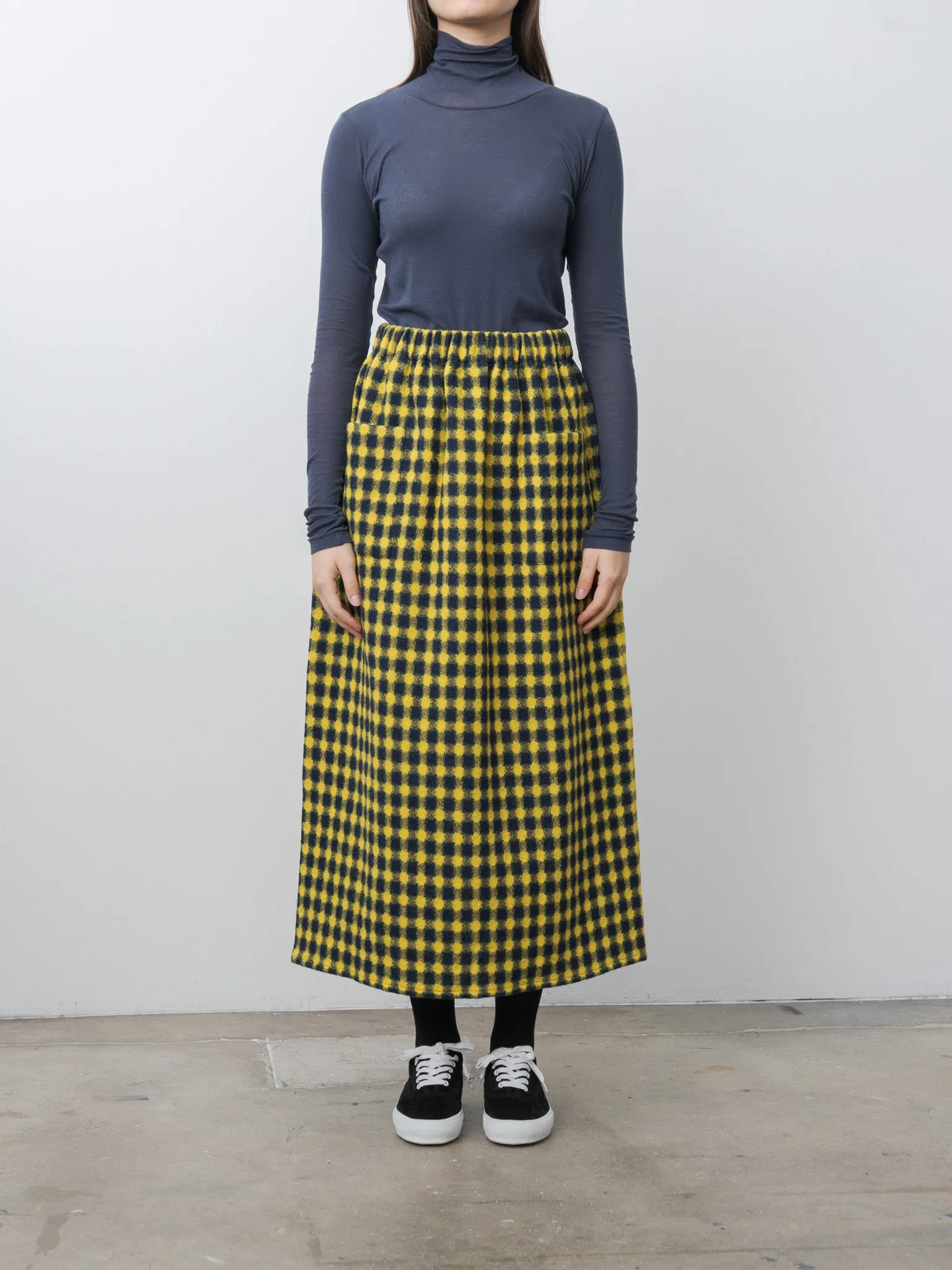 Gooi Skirt - Yellow Check sold by Namu Shop product image thumbnail 3